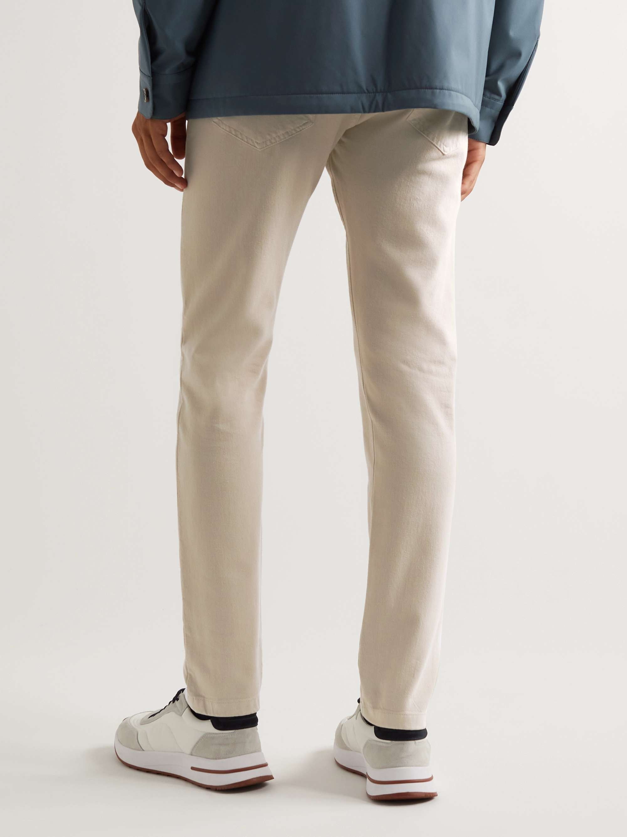 LORO PIANA Slim-Fit Garment-Dyed Jeans
