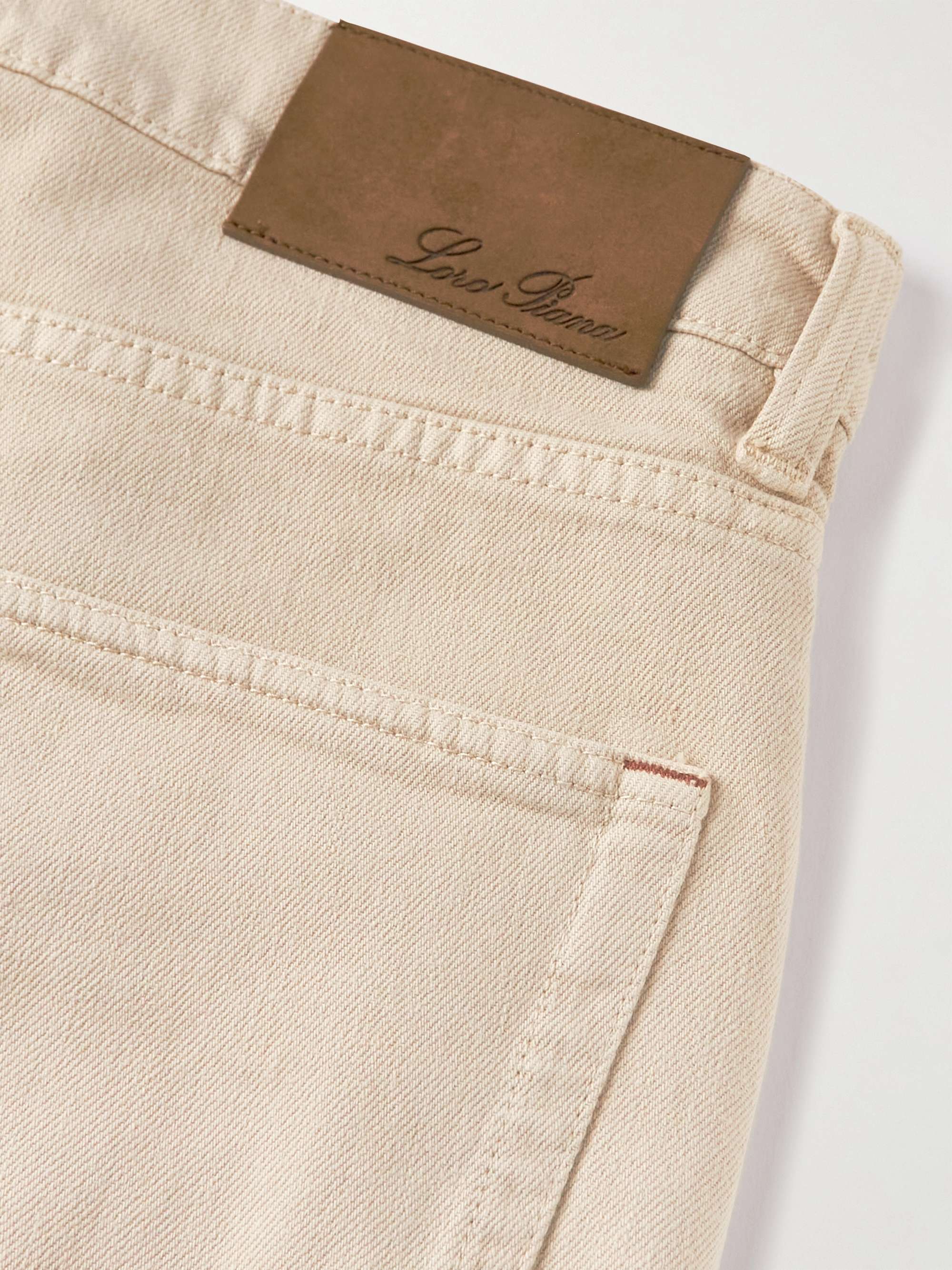 LORO PIANA Slim-Fit Garment-Dyed Jeans