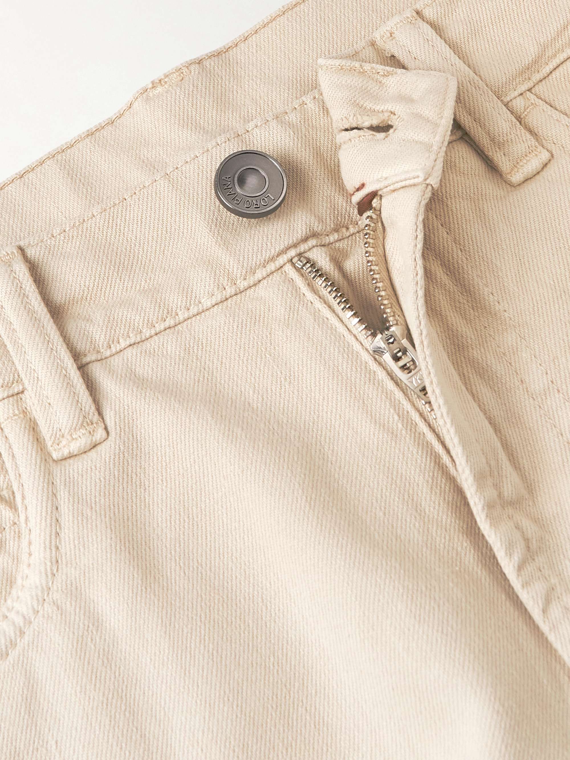 LORO PIANA Slim-Fit Garment-Dyed Jeans