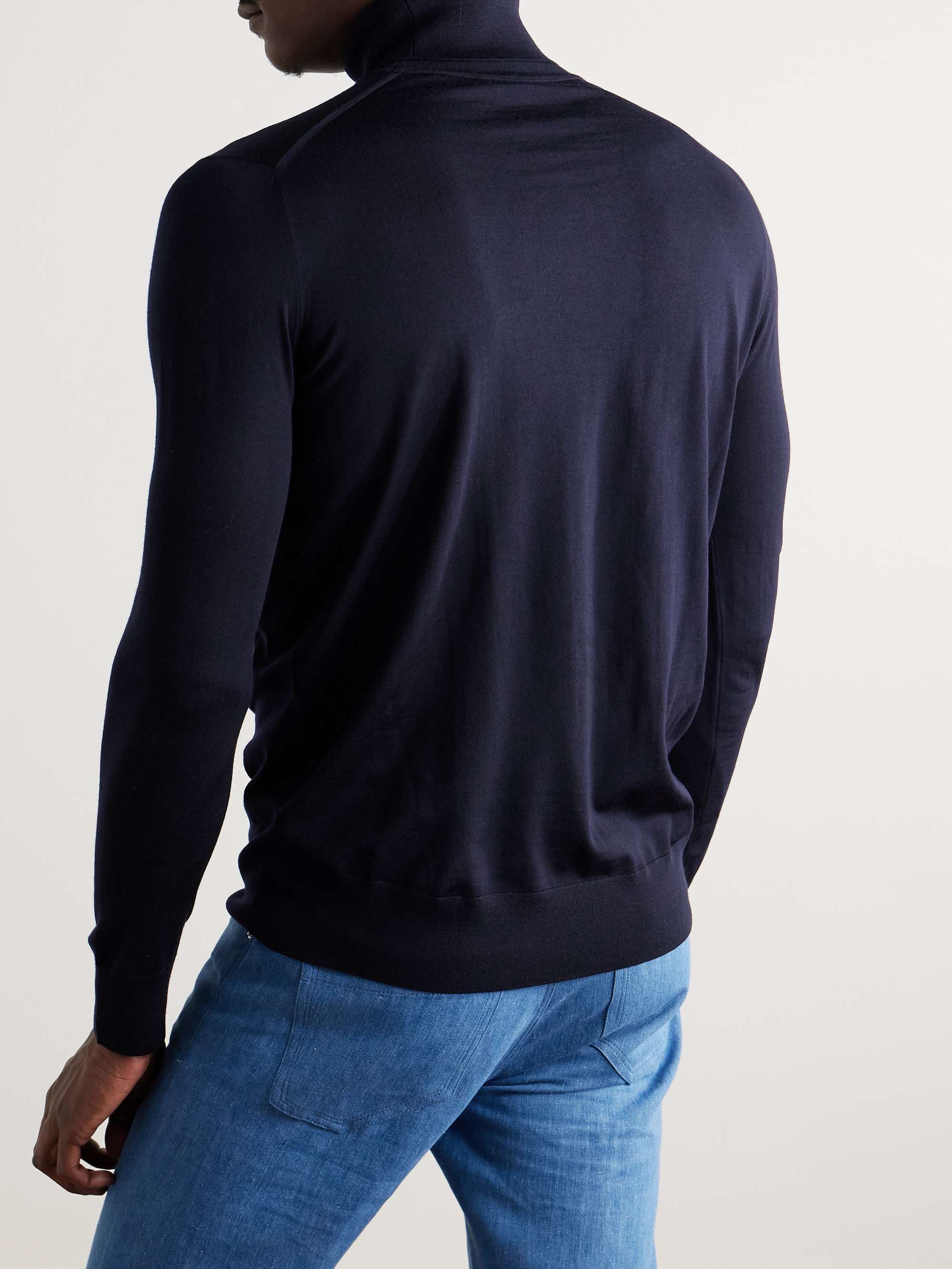 LORO PIANA Wool Rollneck Sweater