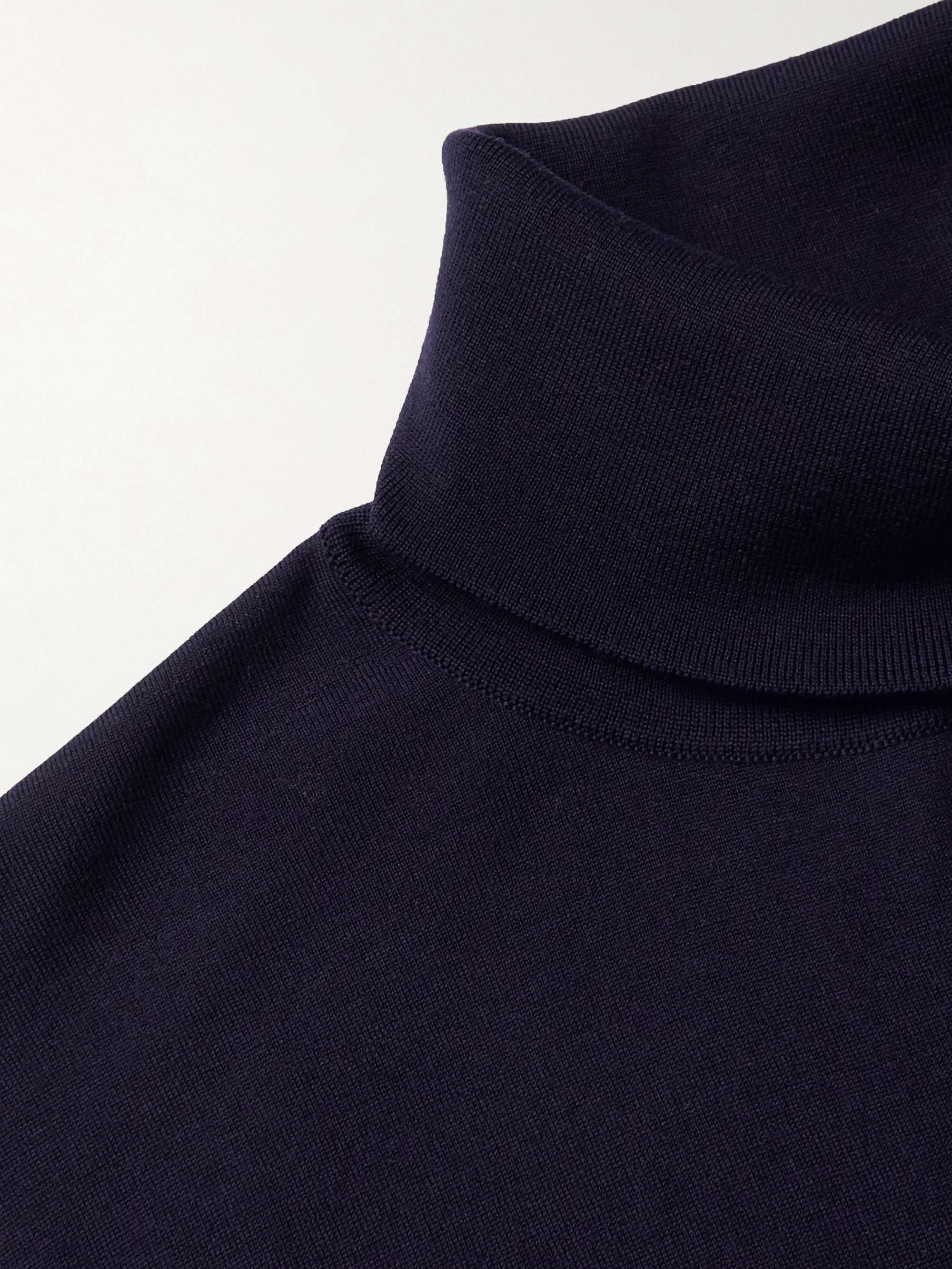 LORO PIANA Wool Rollneck Sweater