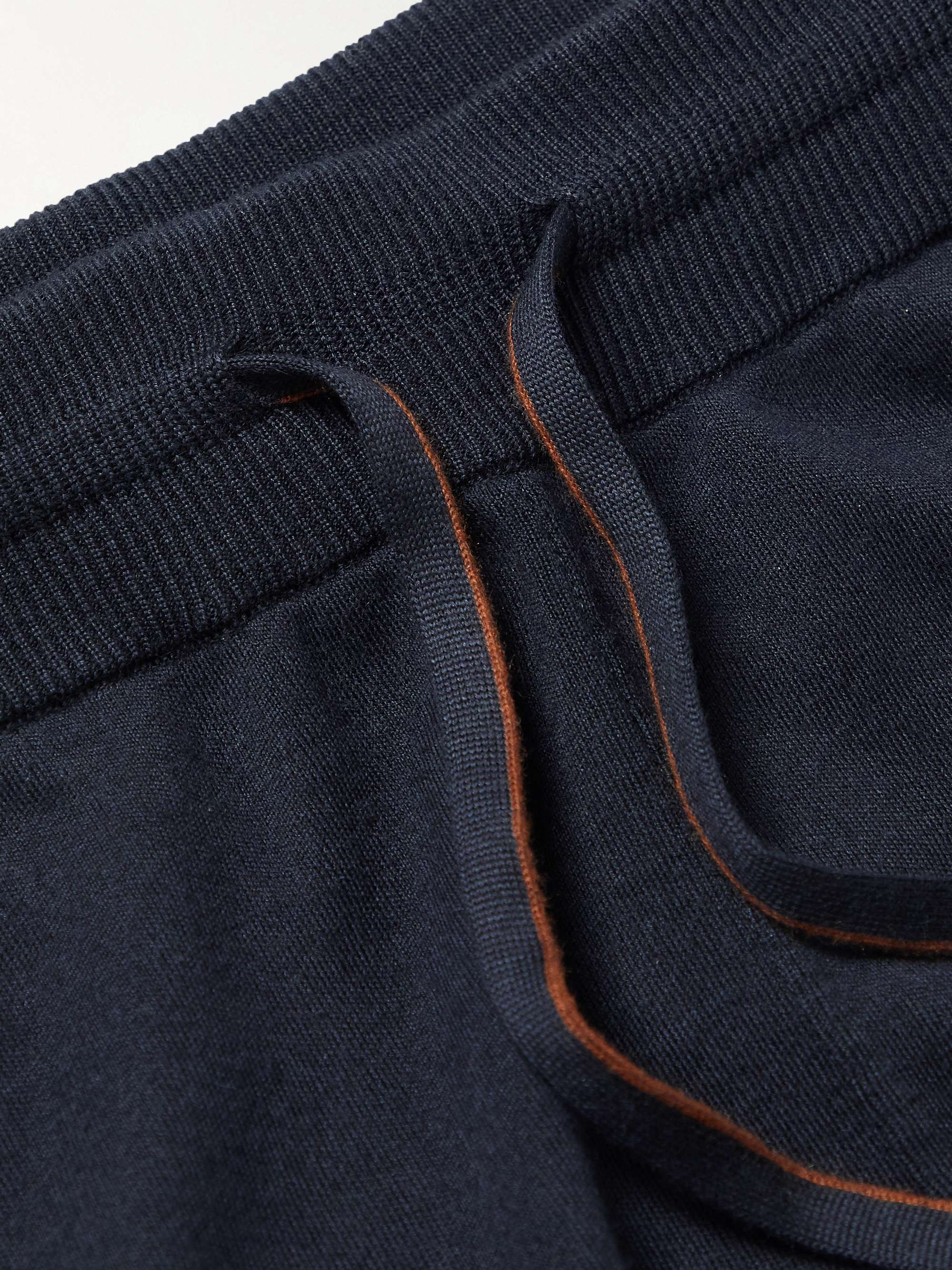 LORO PIANA Balfour Cashmere, Virgin Wool and Silk-Blend Sweatpants