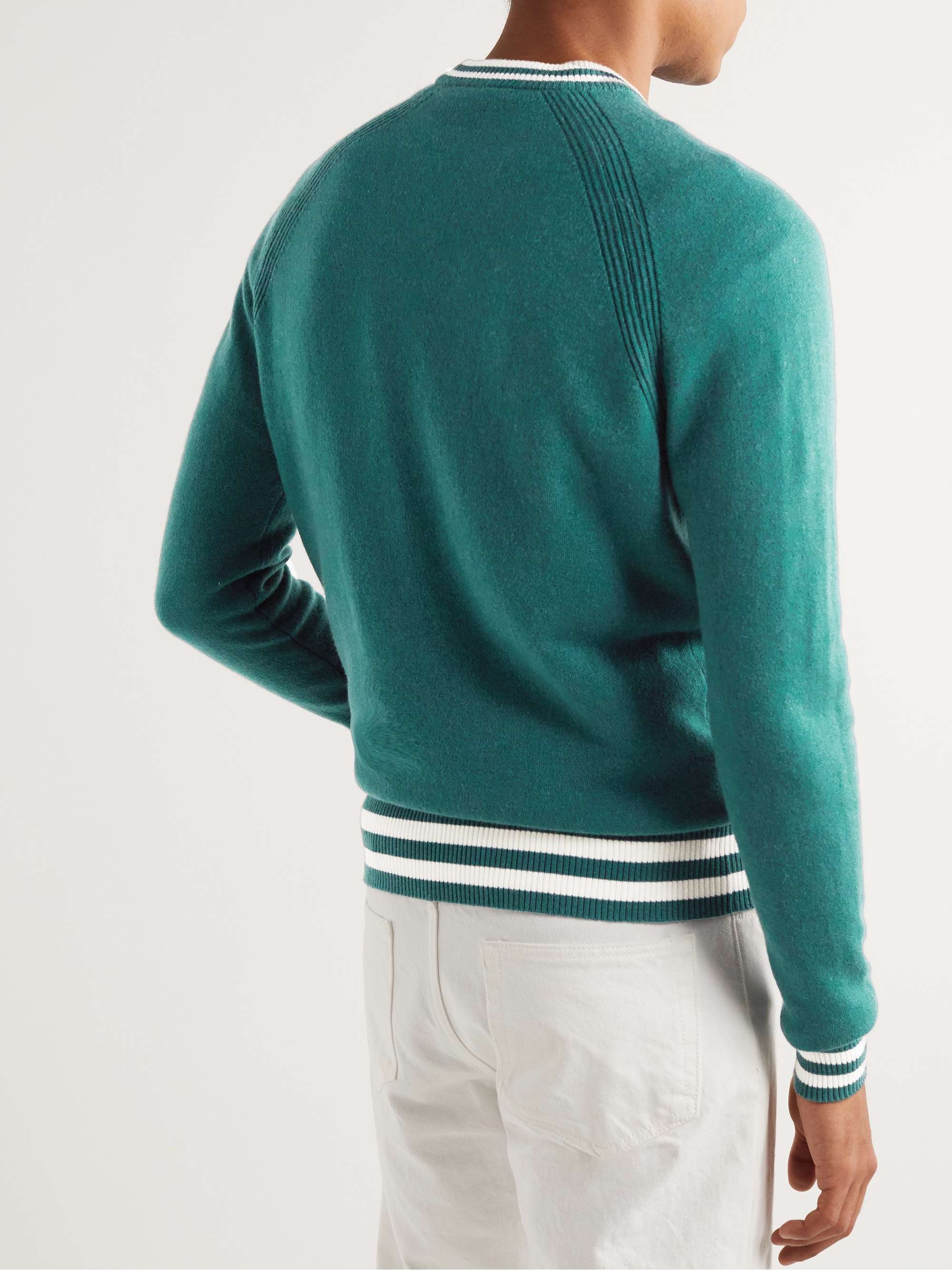 LORO PIANA Wallace Striped Cashmere Sweater
