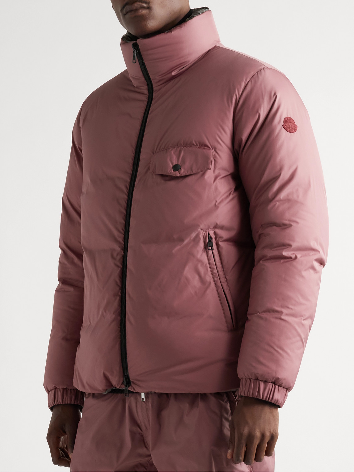 Moncler Genius 2 Moncler 1952 Reflective Reversible Cheetah-print Shell Down Jacket In White