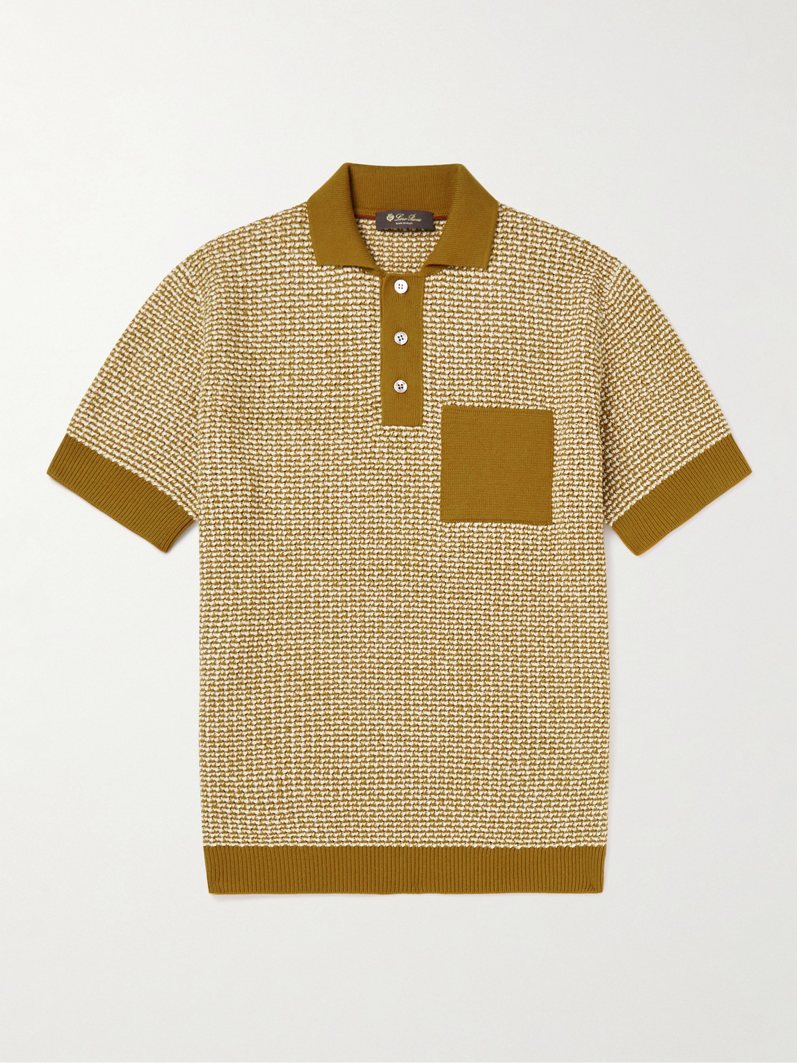 Loro Piana Slim-Fit Cashmere and Silk-Blend Chenille Polo Shirt - Men