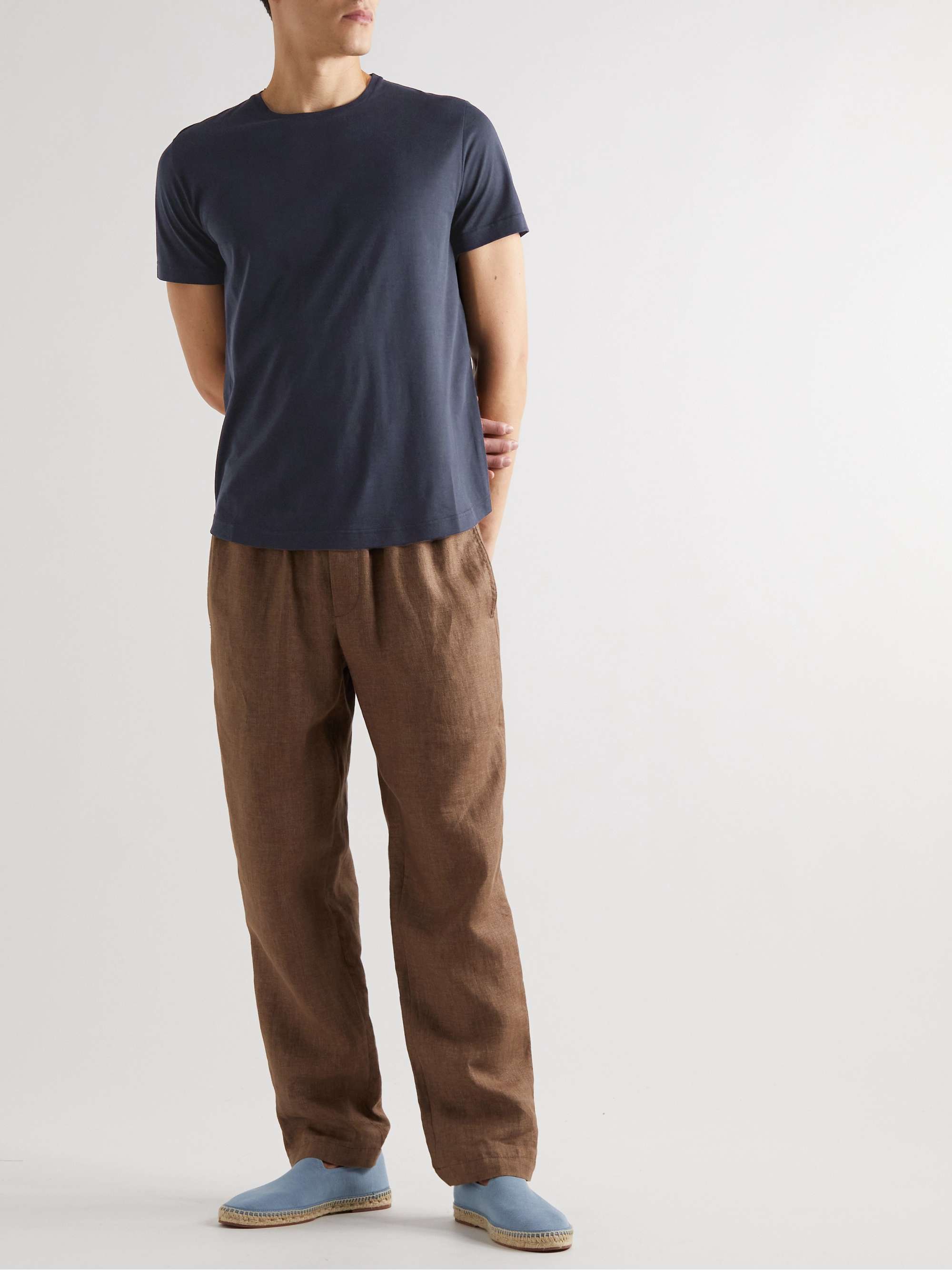 LORO PIANA Slim-Fit Silk and Cotton-Blend Jersey T-Shirt
