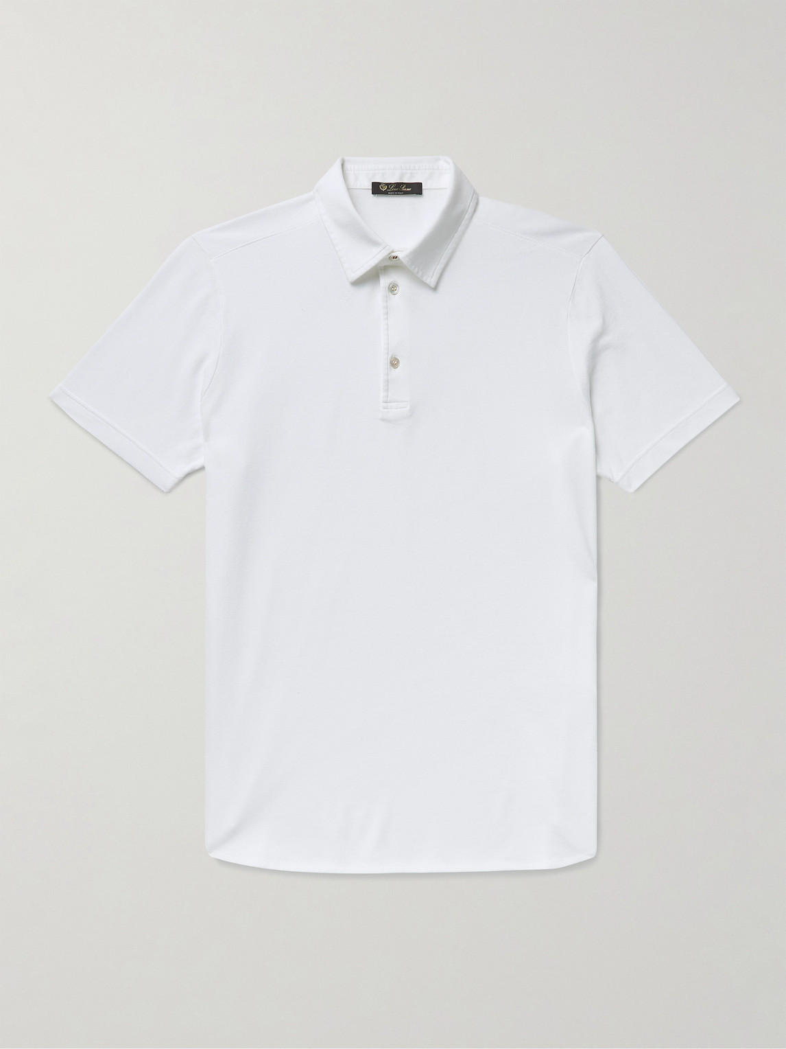 Loro Piana Cotton-Piqué Polo Shirt - Men