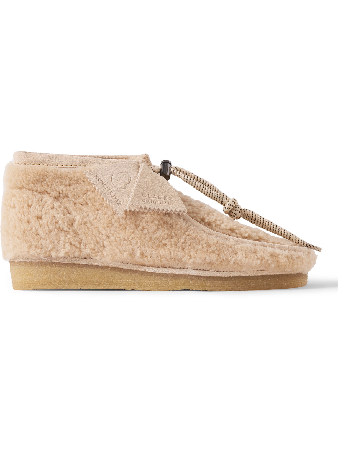 Moncler Genius 2 Moncler Beige Clarks Wallabee | ModeSens