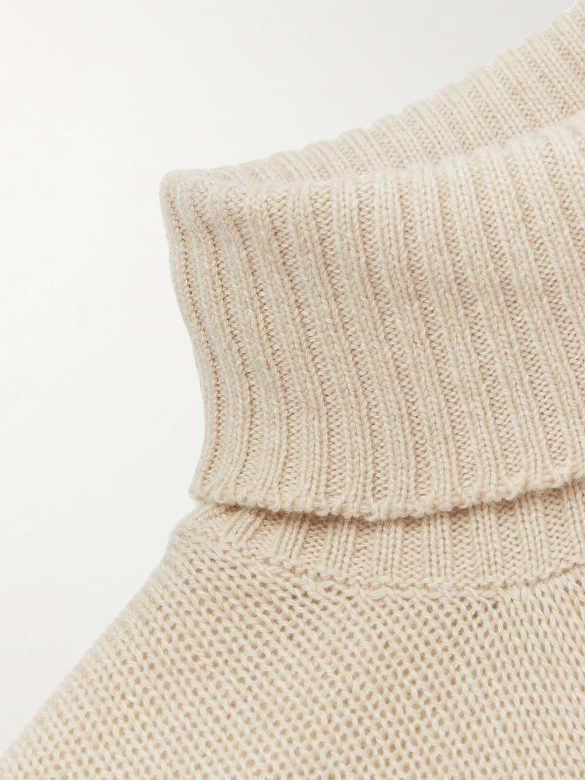 LORO PIANA Baby Cashmere Rollneck Sweater