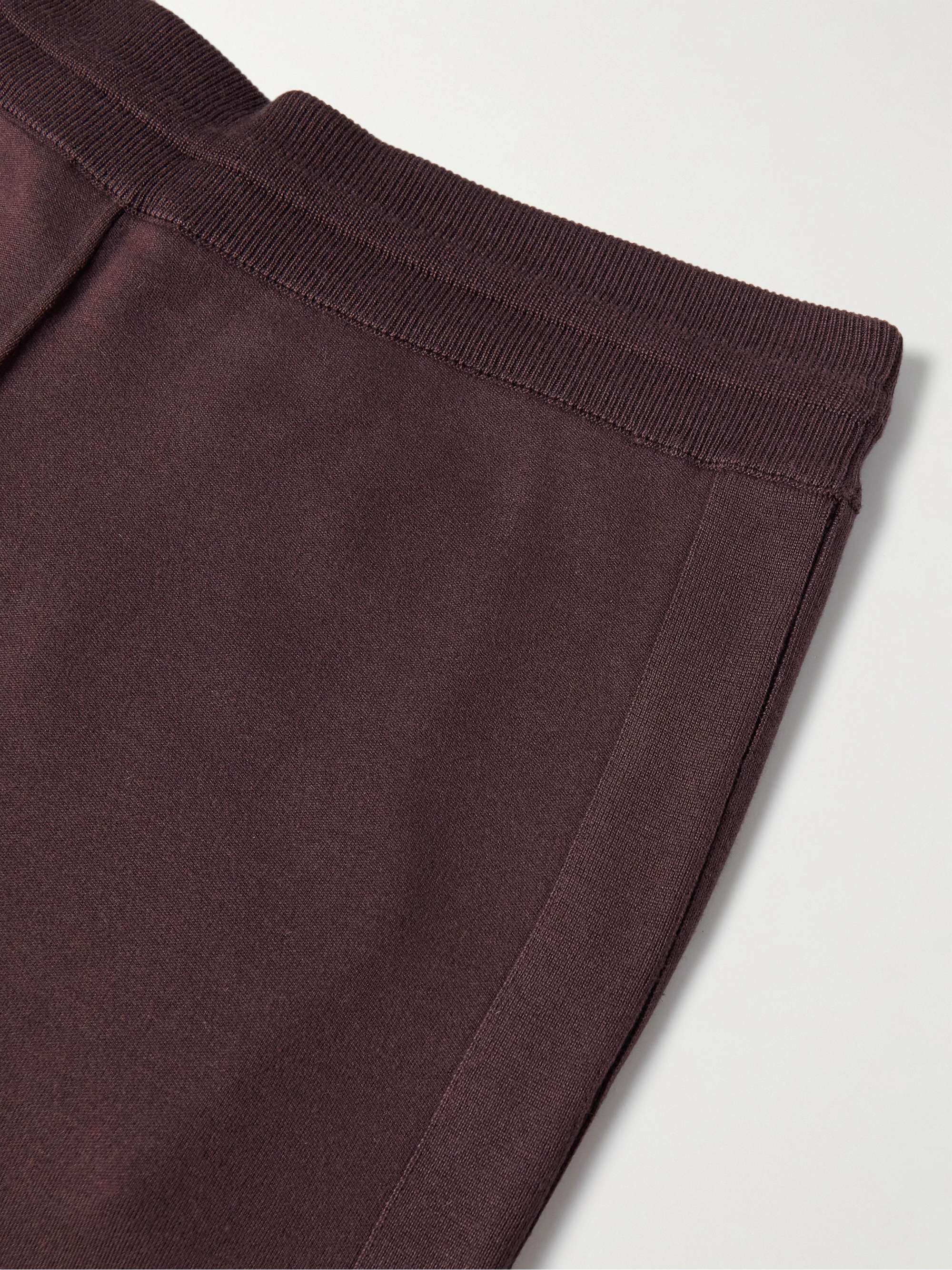 LORO PIANA Tapered Cashmere, Virgin Wool and Silk-Blend Sweatpants