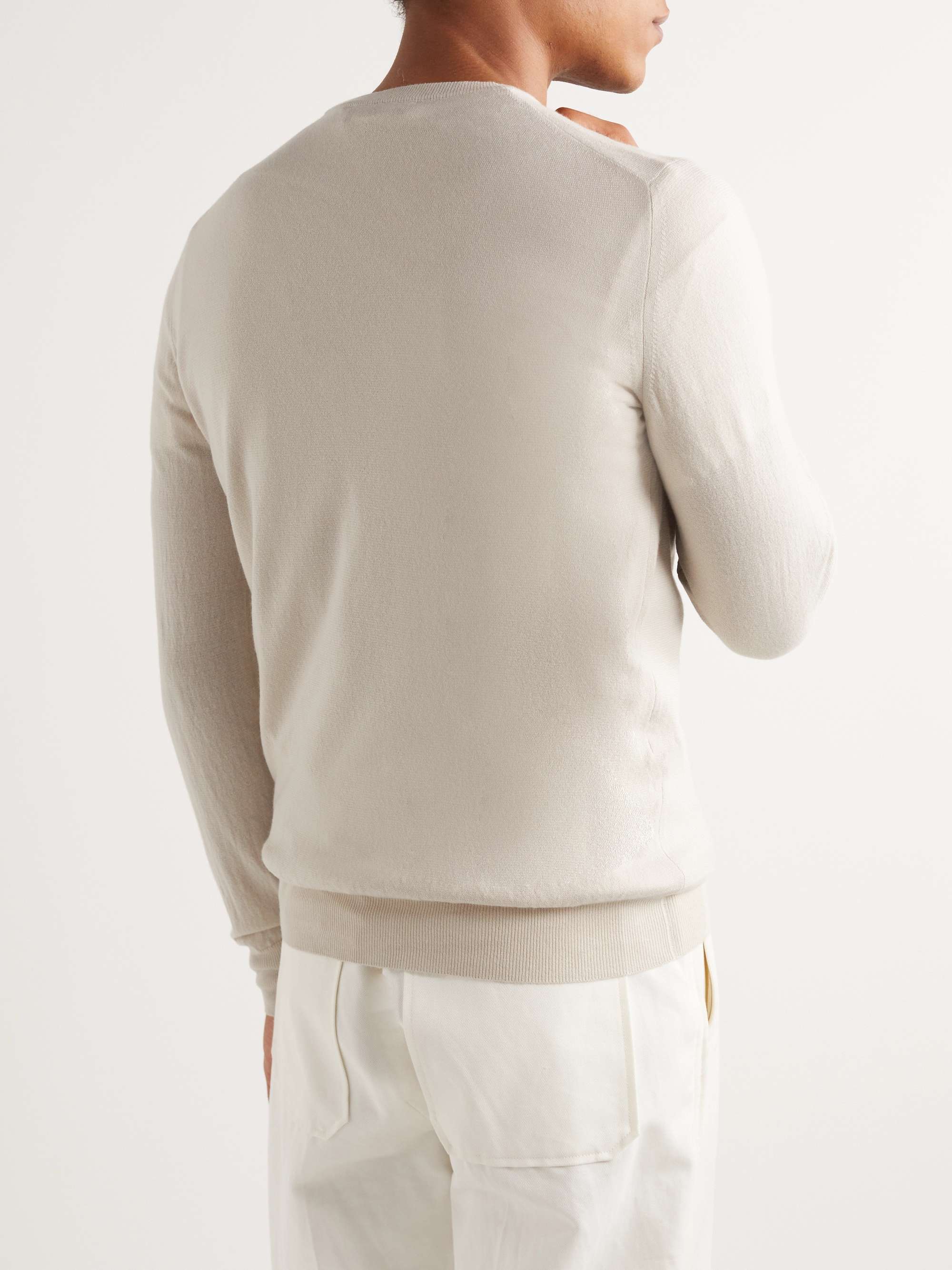 LORO PIANA Slim-Fit Baby Cashmere Sweater