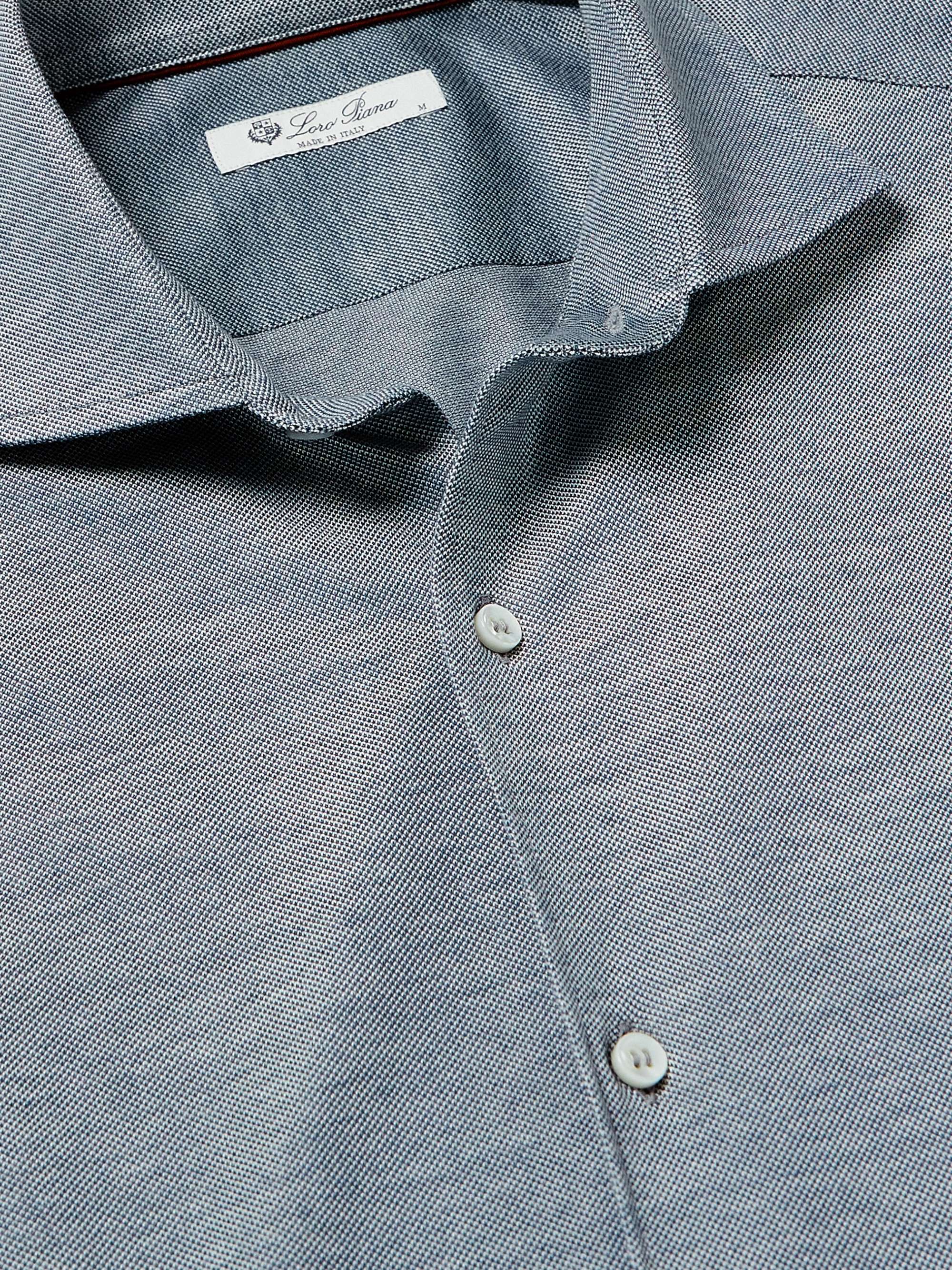 LORO PIANA Andrew Cotton Oxford Shirt