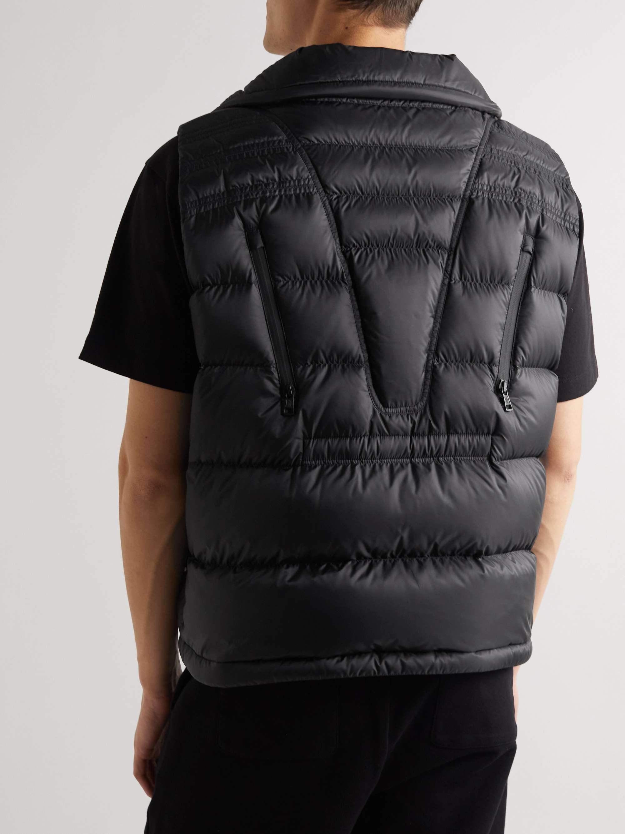 MONCLER GENIUS + Gentle Monster Logo-Appliquéd Quilted Shell Down Gilet