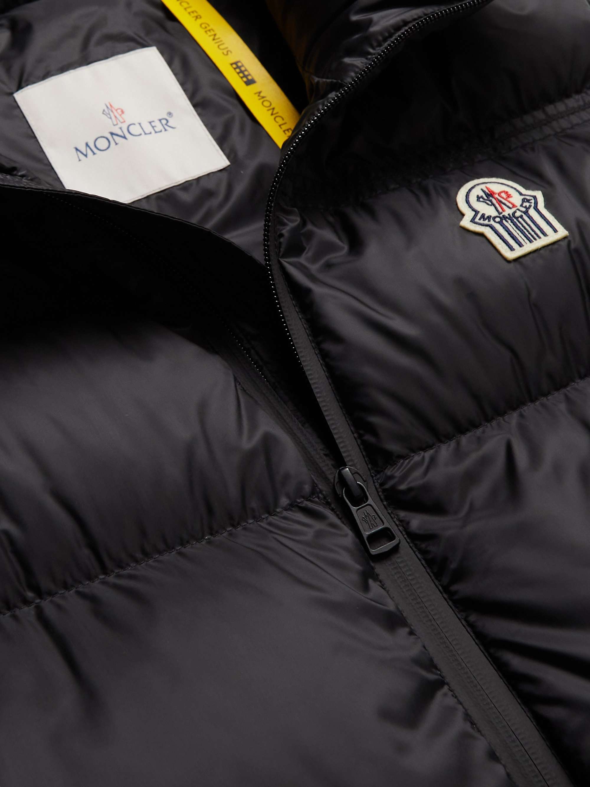 MONCLER GENIUS + Gentle Monster Logo-Appliquéd Quilted Shell MONCLER GENIUS + Gentle Monster Logo-Appliquéd Quilted Shell