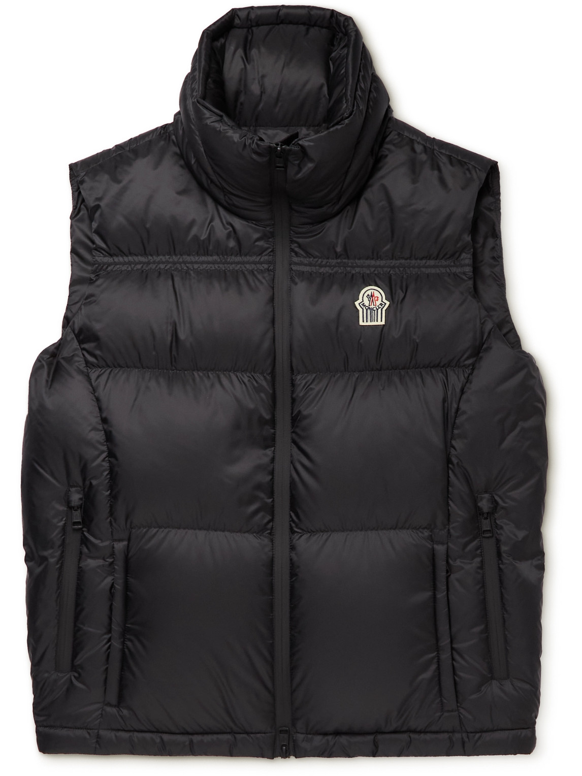 Moncler Genius Gentle Monster Logo-appliquéd Quilted Shell Down Gilet In Black