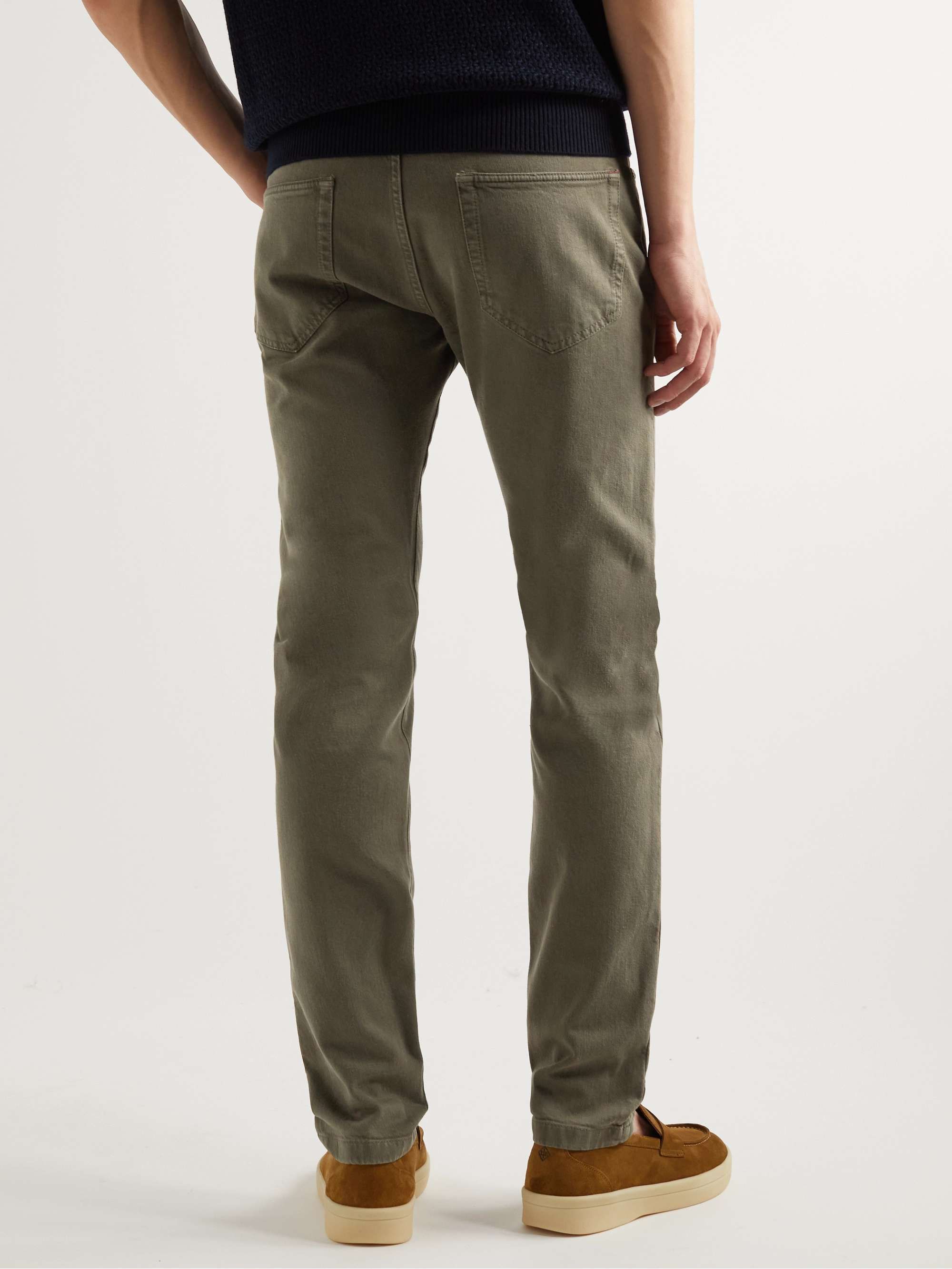 LORO PIANA Slim-Fit Garment-Dyed Jeans