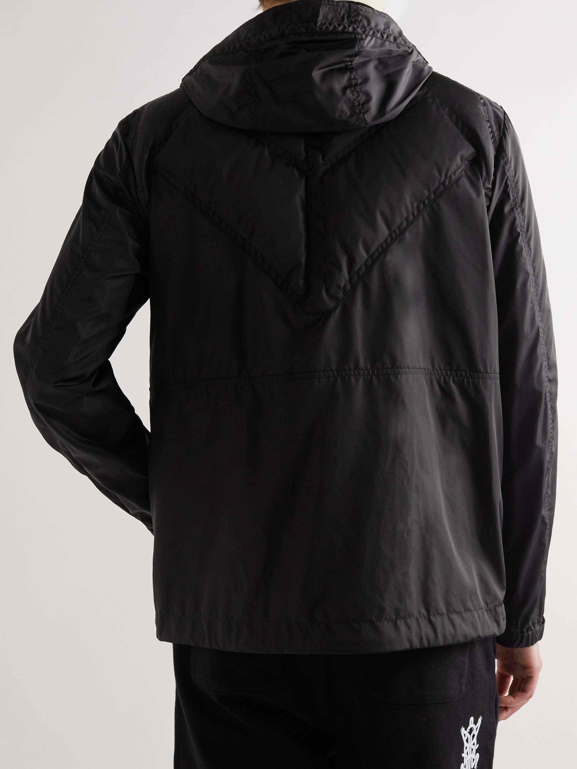 MONCLER GENIUS + Gentle Monster Logo-Appliquéd Shell Hooded Down Jacket