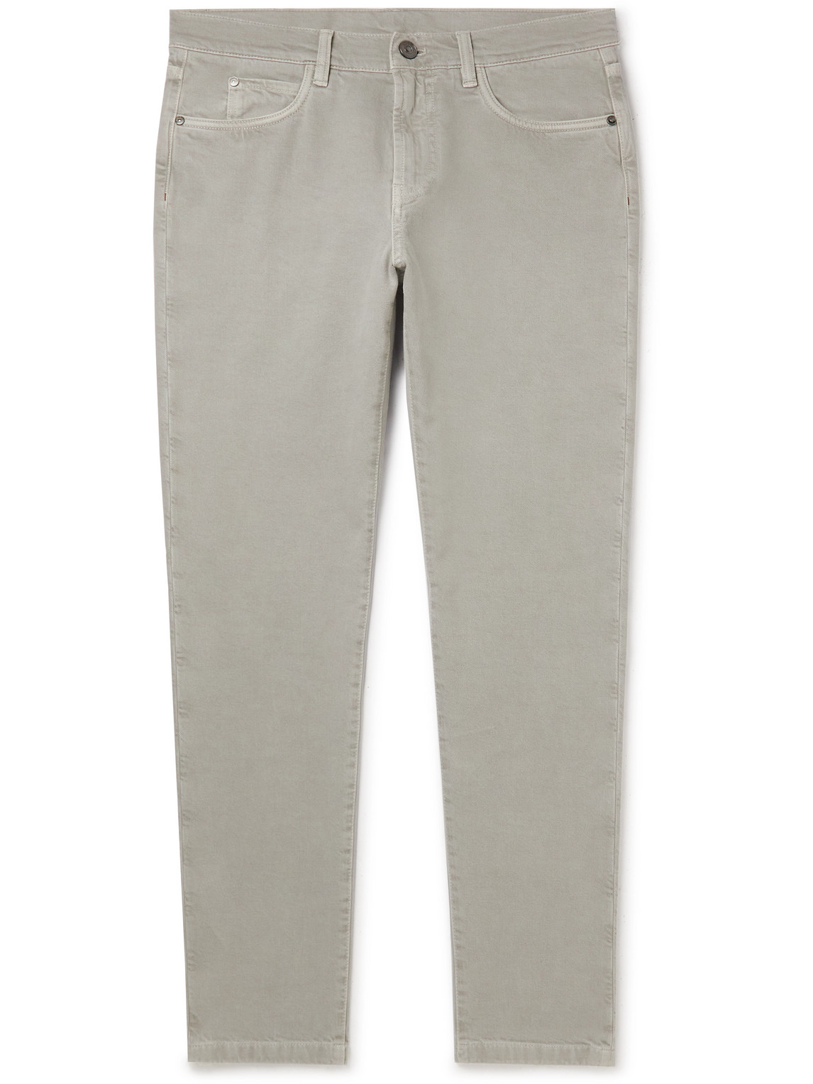 Loro Piana Straight-leg Jeans In Gray