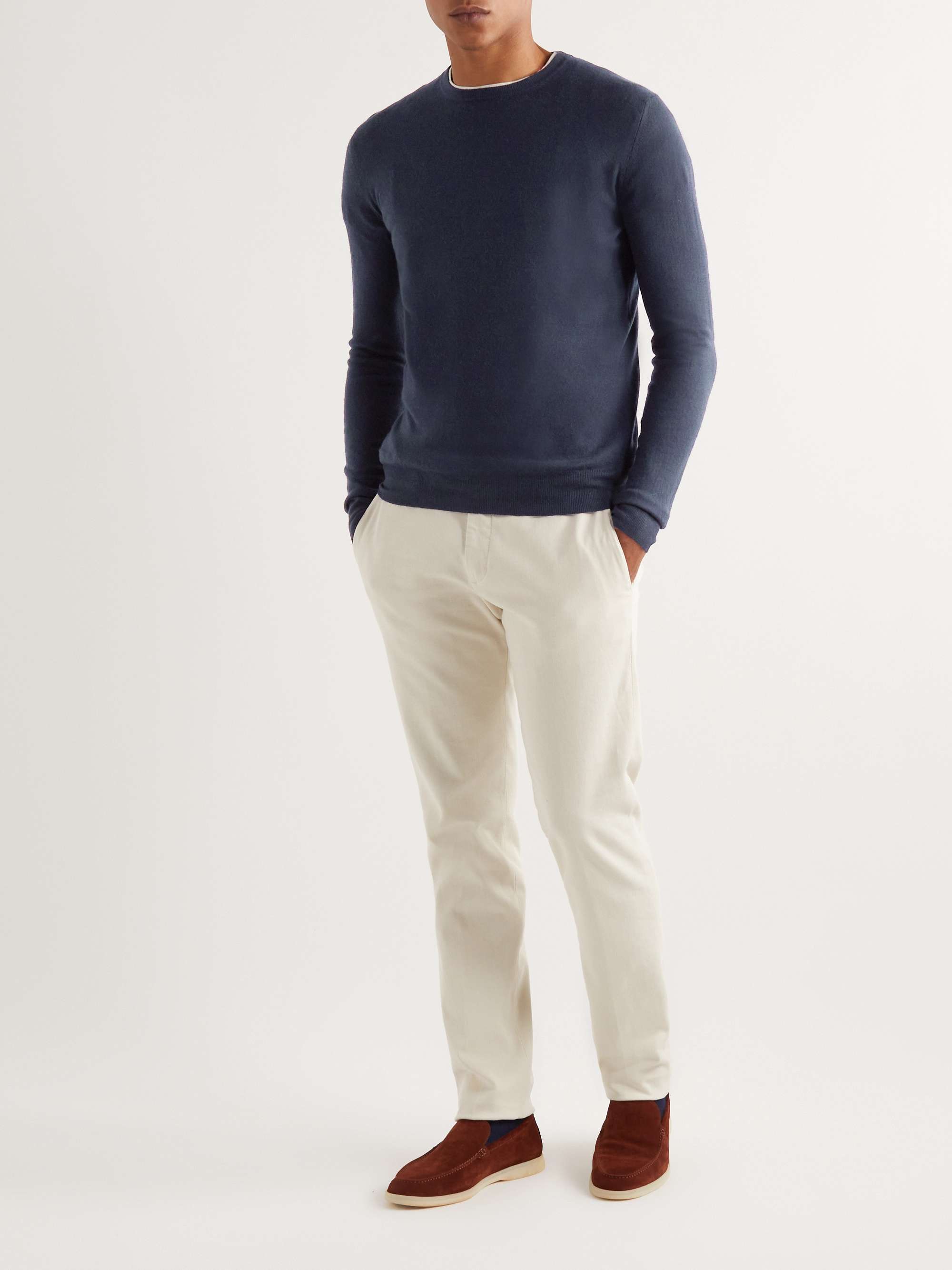 LORO PIANA Slim-Fit Baby Cashmere Sweater