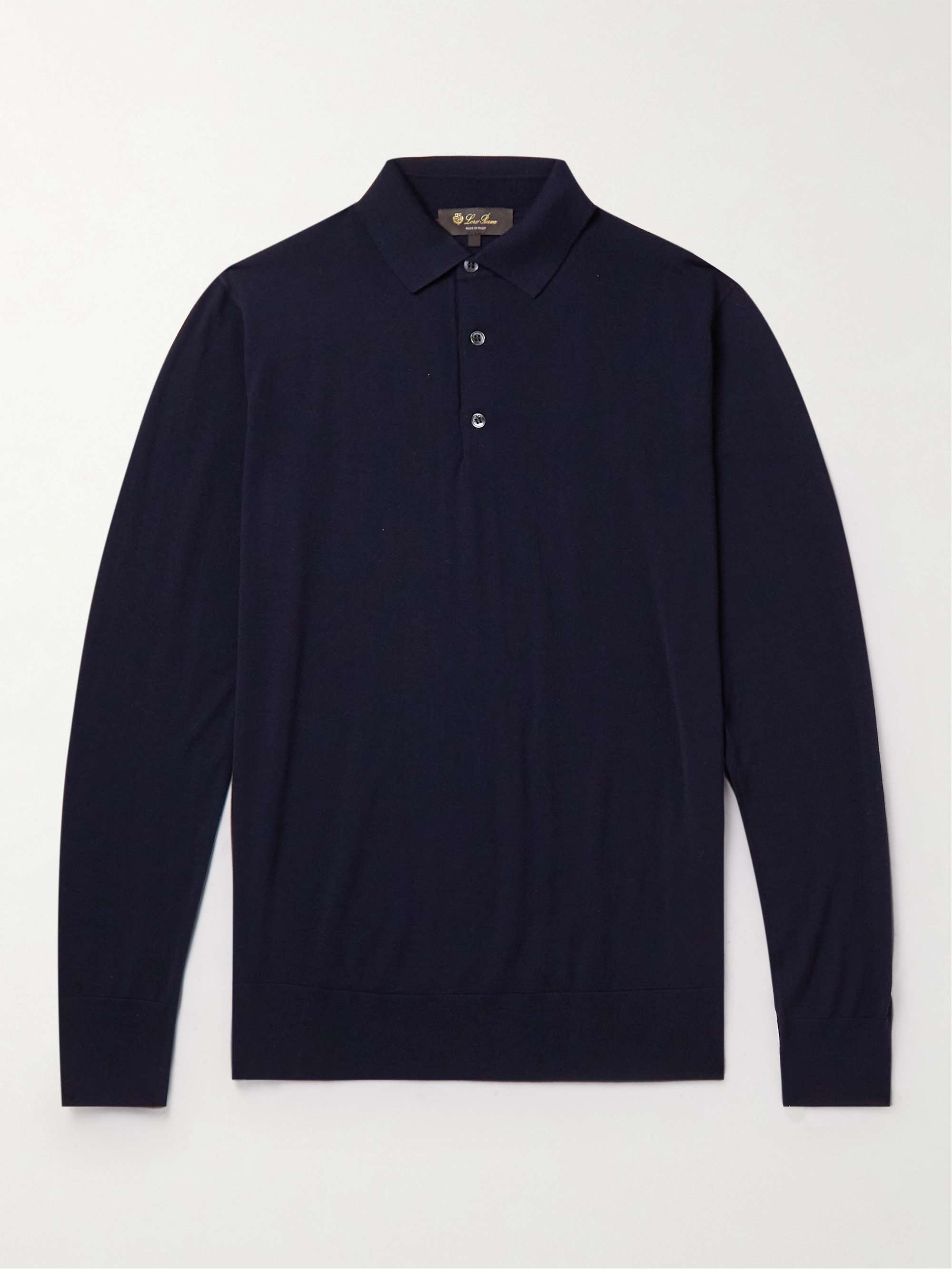 LORO PIANA Wish® Virgin Wool Polo Shirt for Men | MR PORTER