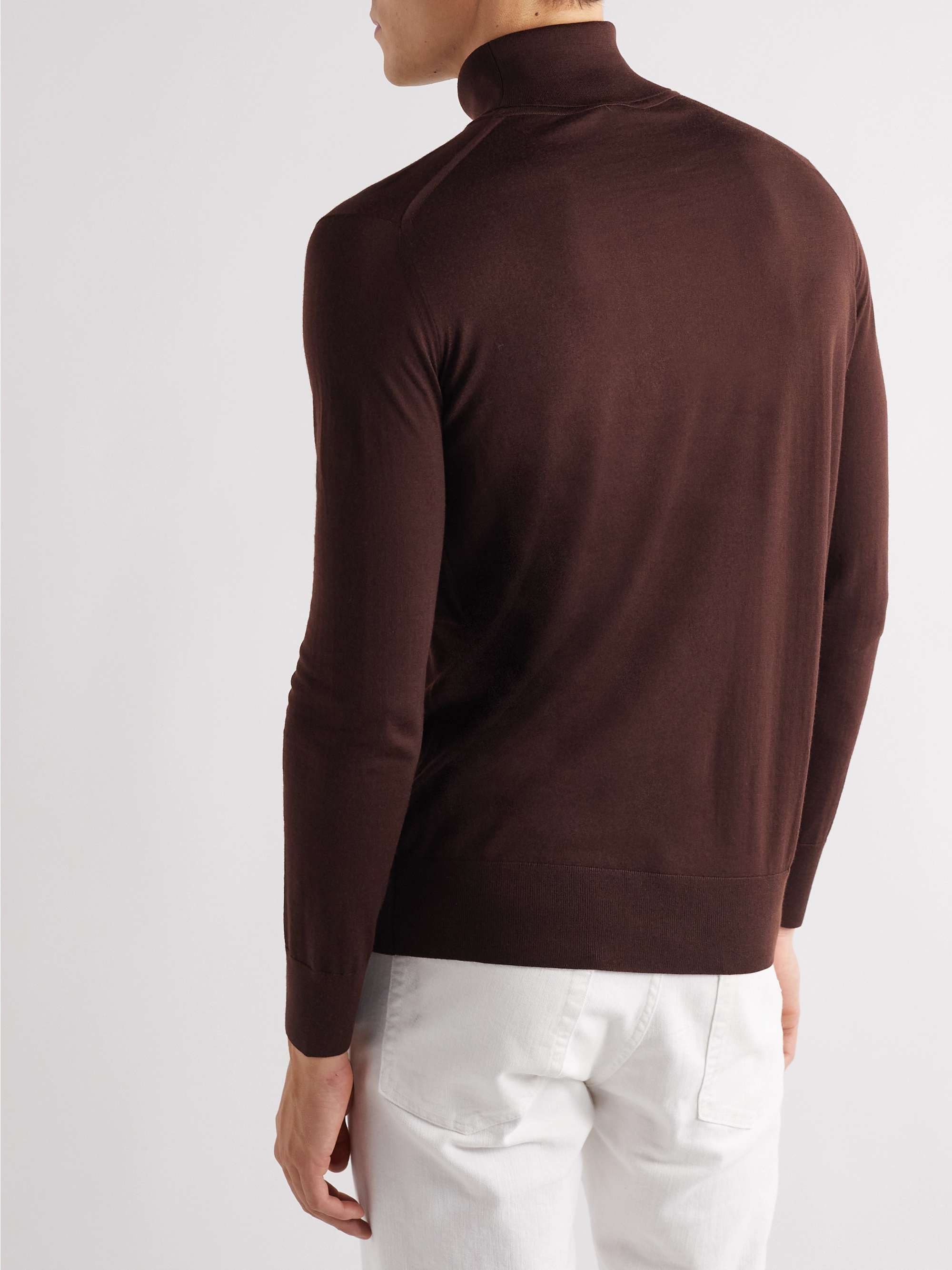 LORO PIANA Wool Rollneck Sweater