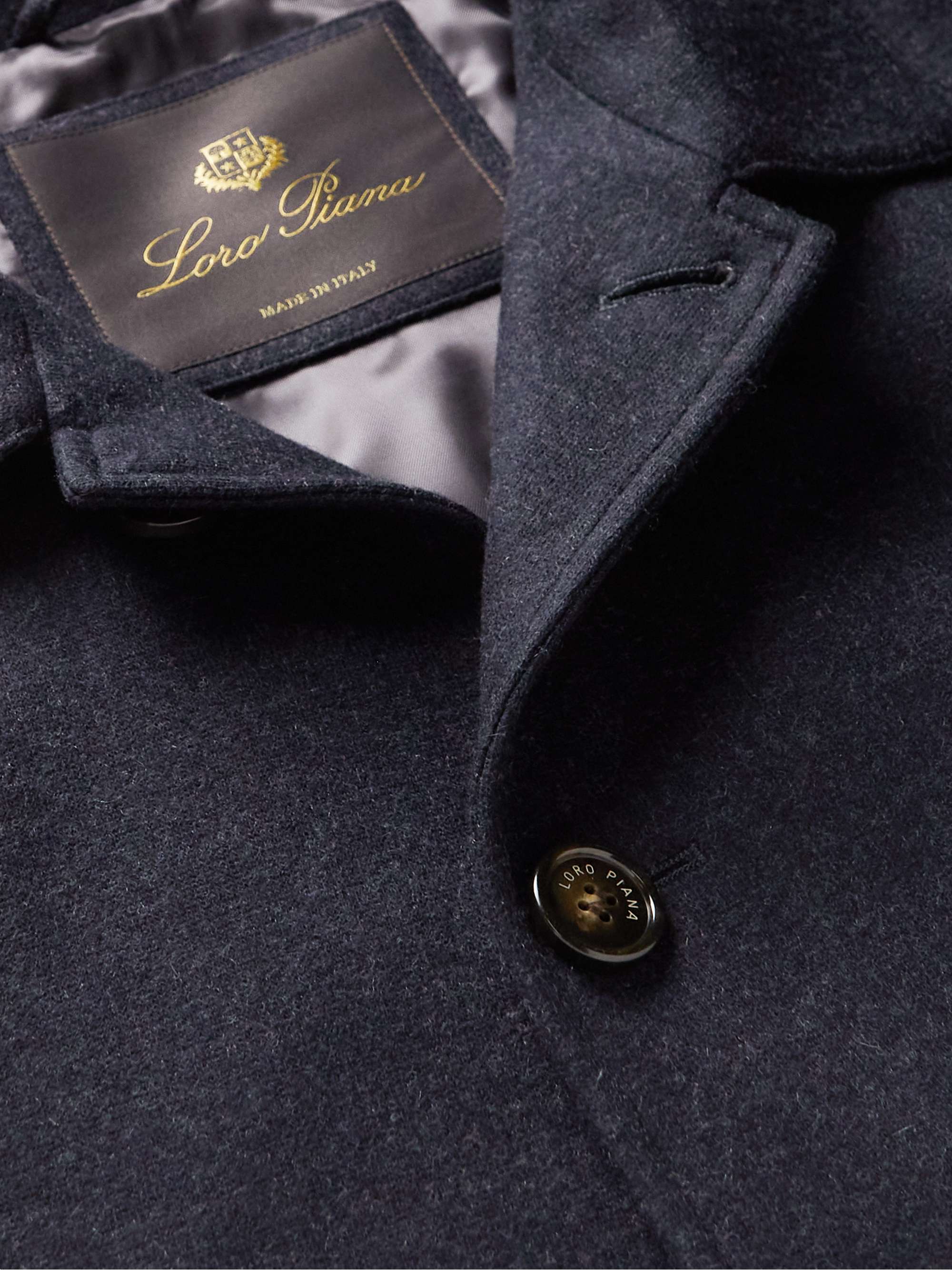 LORO PIANA Double-Faced Cashmere-Blend Coat