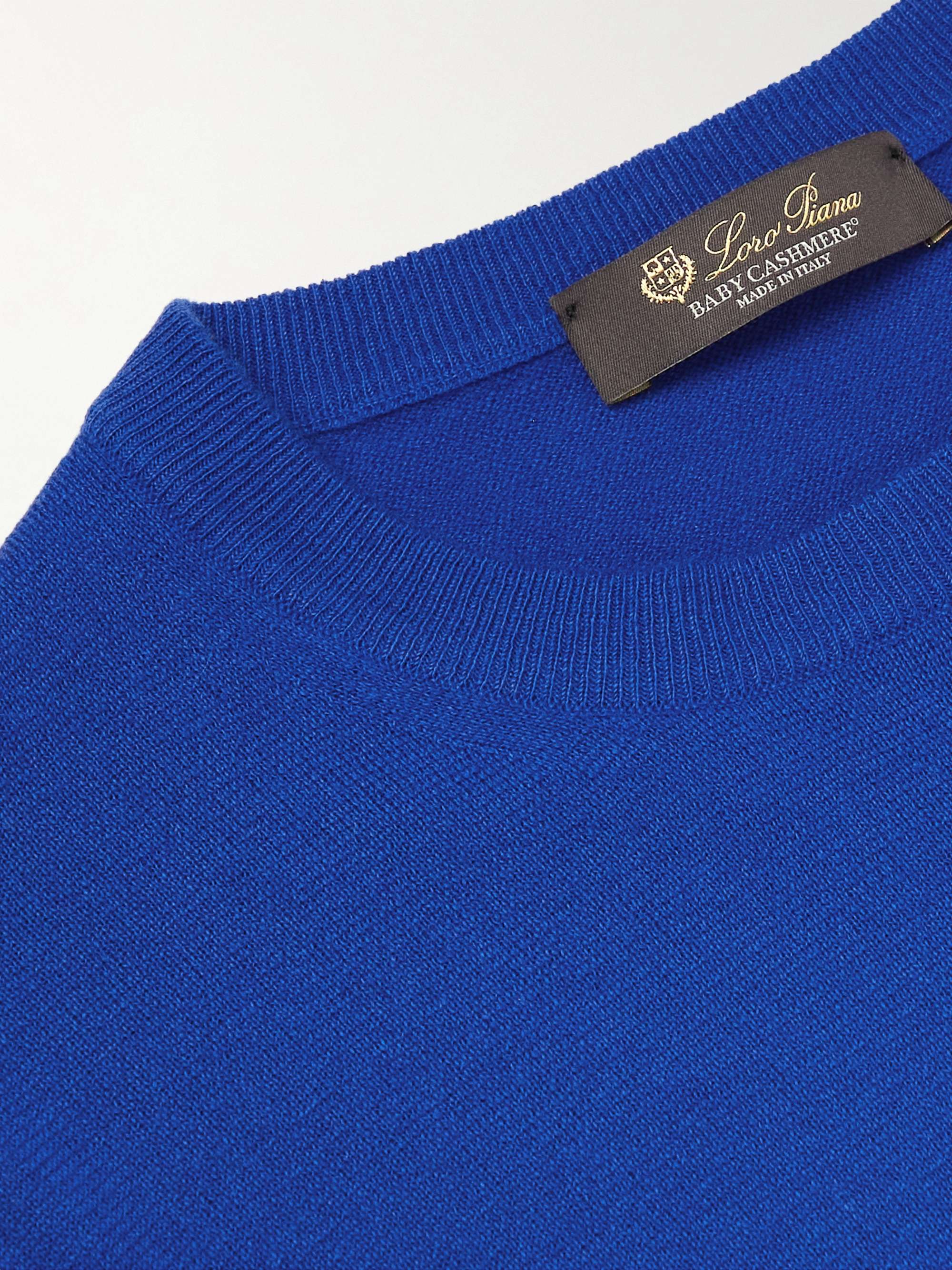LORO PIANA Baby Cashmere Superlight Dyed Crewneck