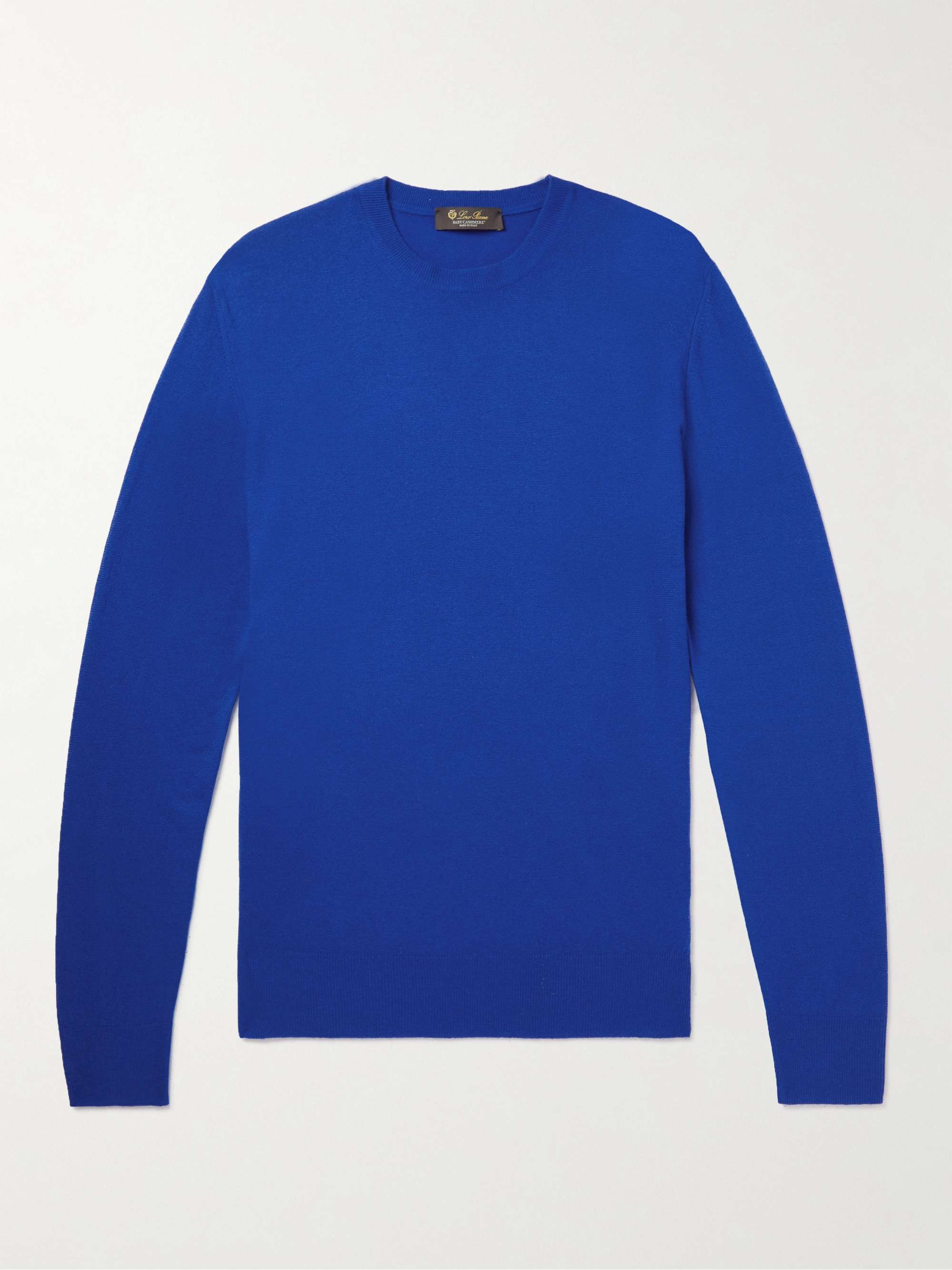LORO PIANA Baby Cashmere Superlight Dyed Crewneck