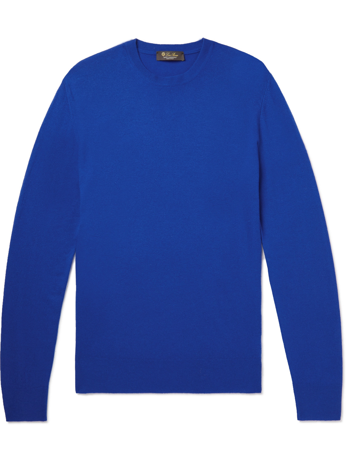 Loro Piana Baby Cashmere Superlight Dyed Crewneck In W0rm Aouli