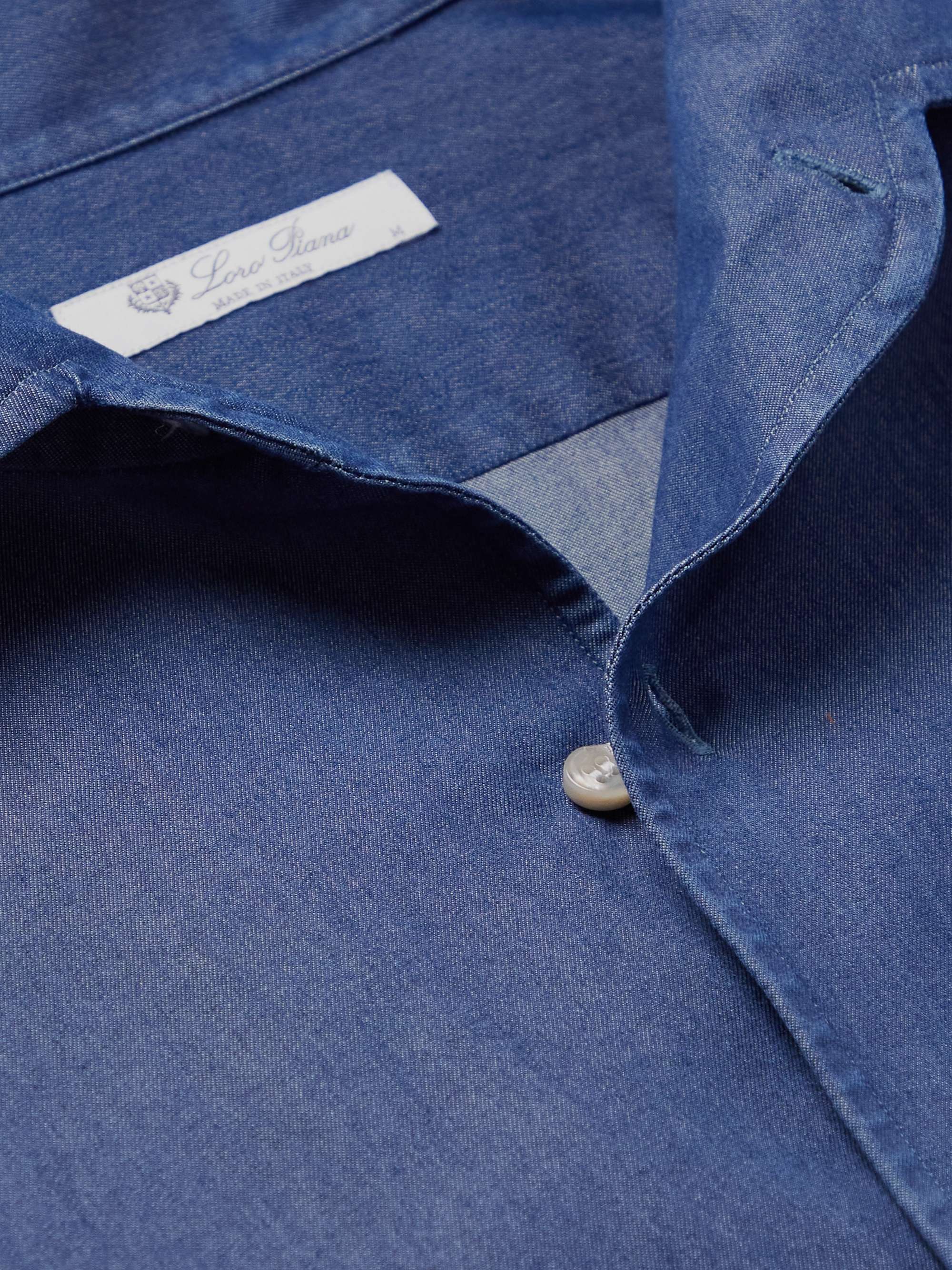 LORO PIANA André Denim Shirt