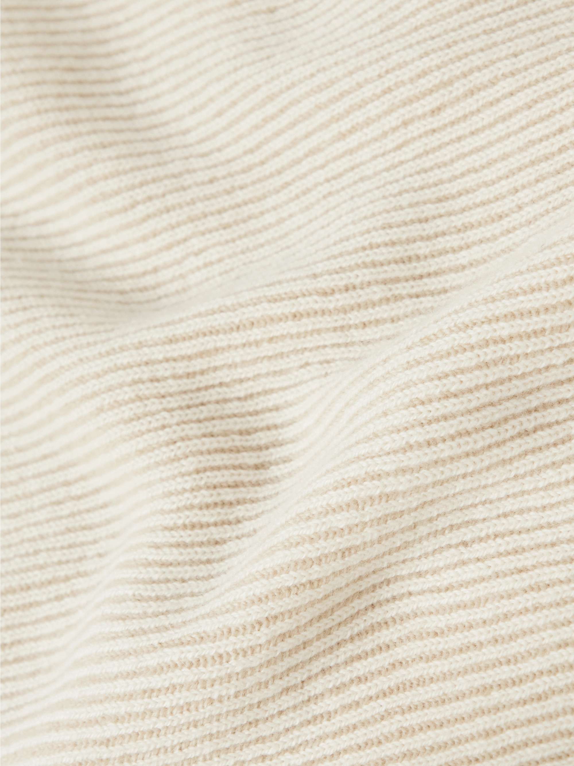 LORO PIANA Ribbed Baby Cashmere Zip-Up Sweater