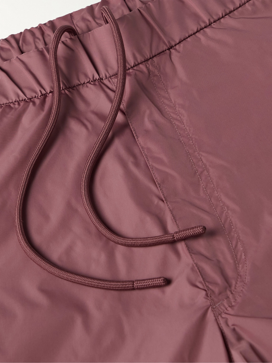 Moncler Genius 2 Moncler 1952 Tapered Logo-print Shell Trousers In Pink