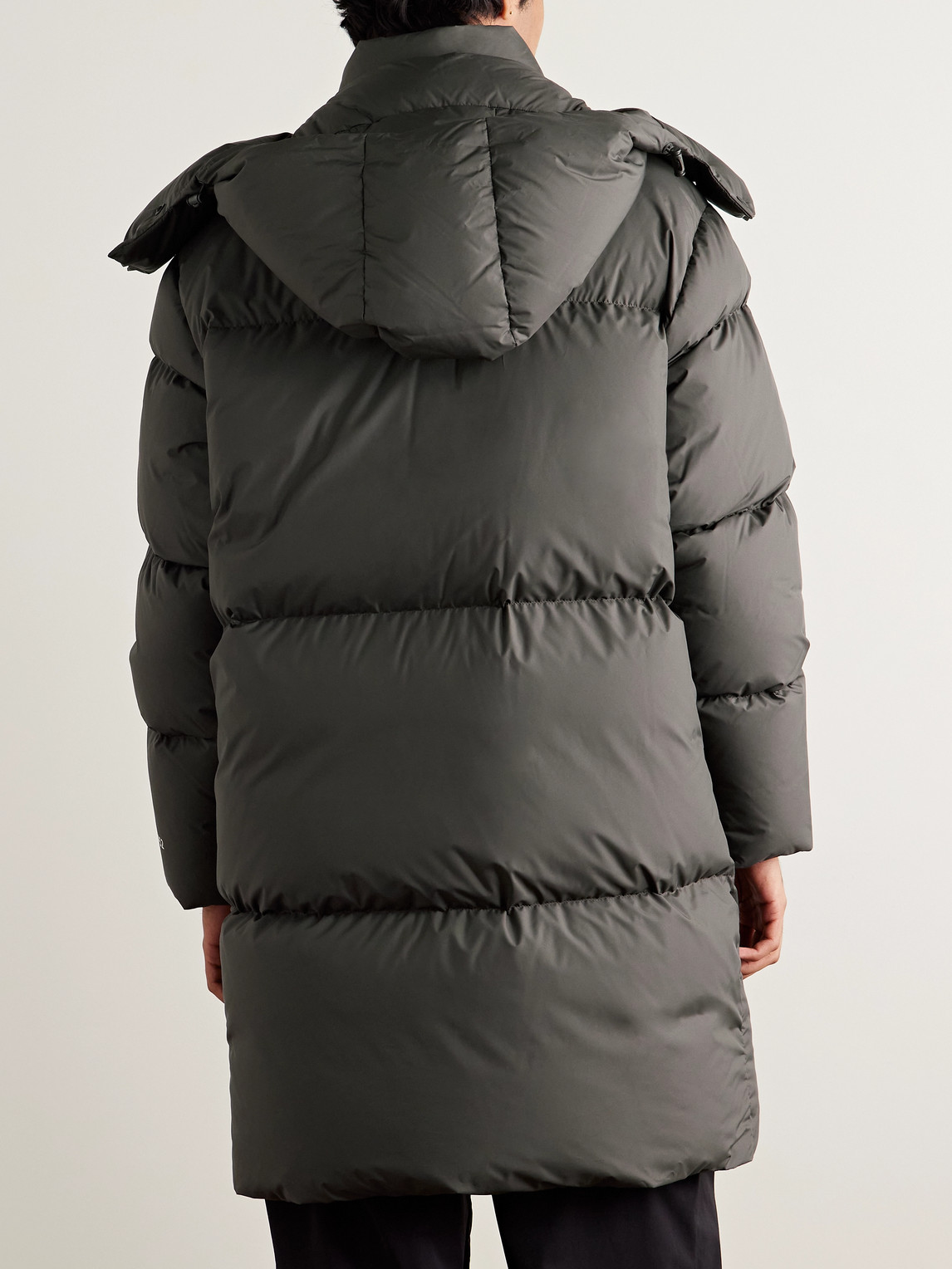 Shop Moncler Genius 2 Moncler 1952 Canvey Quilted Shell Hooded Down Parka In Green