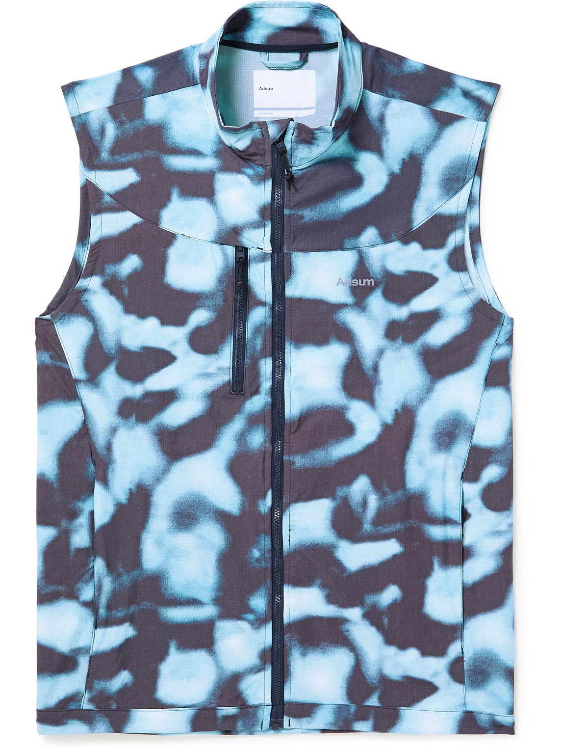 Printed Stretch-Ripstop Gilet