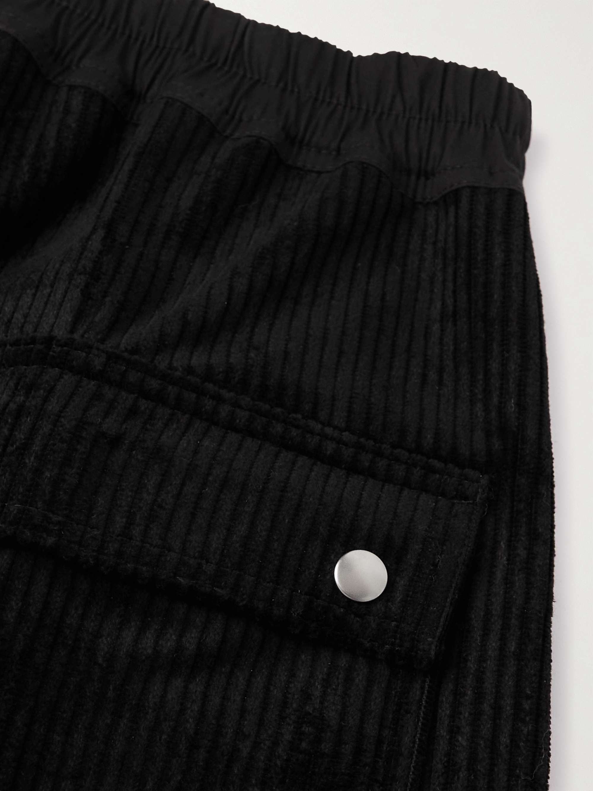 RICK OWENS Cotton-Corduroy Drawstring Trousers