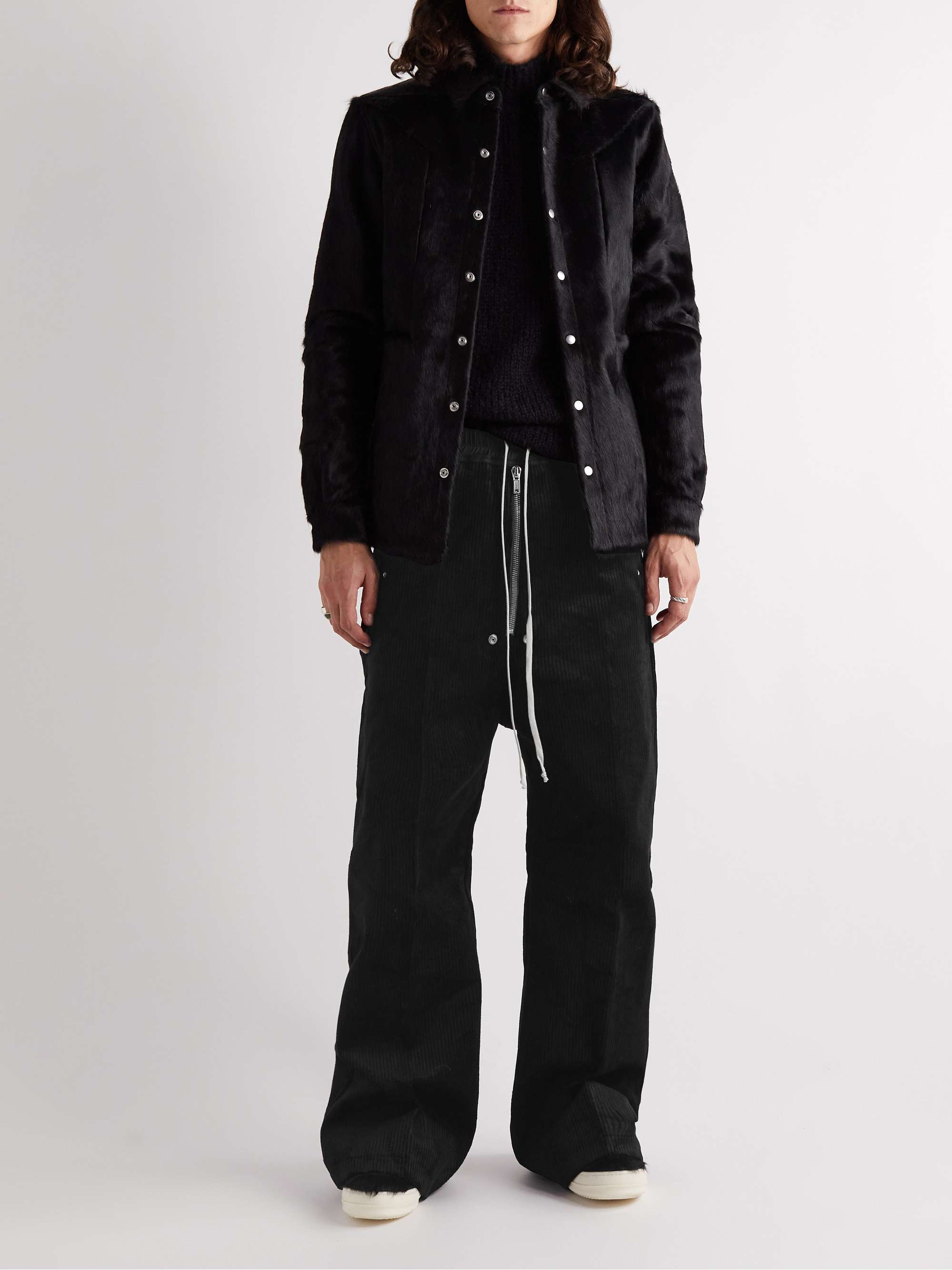 RICK OWENS Cotton-Corduroy Drawstring Trousers for Men | MR PORTER