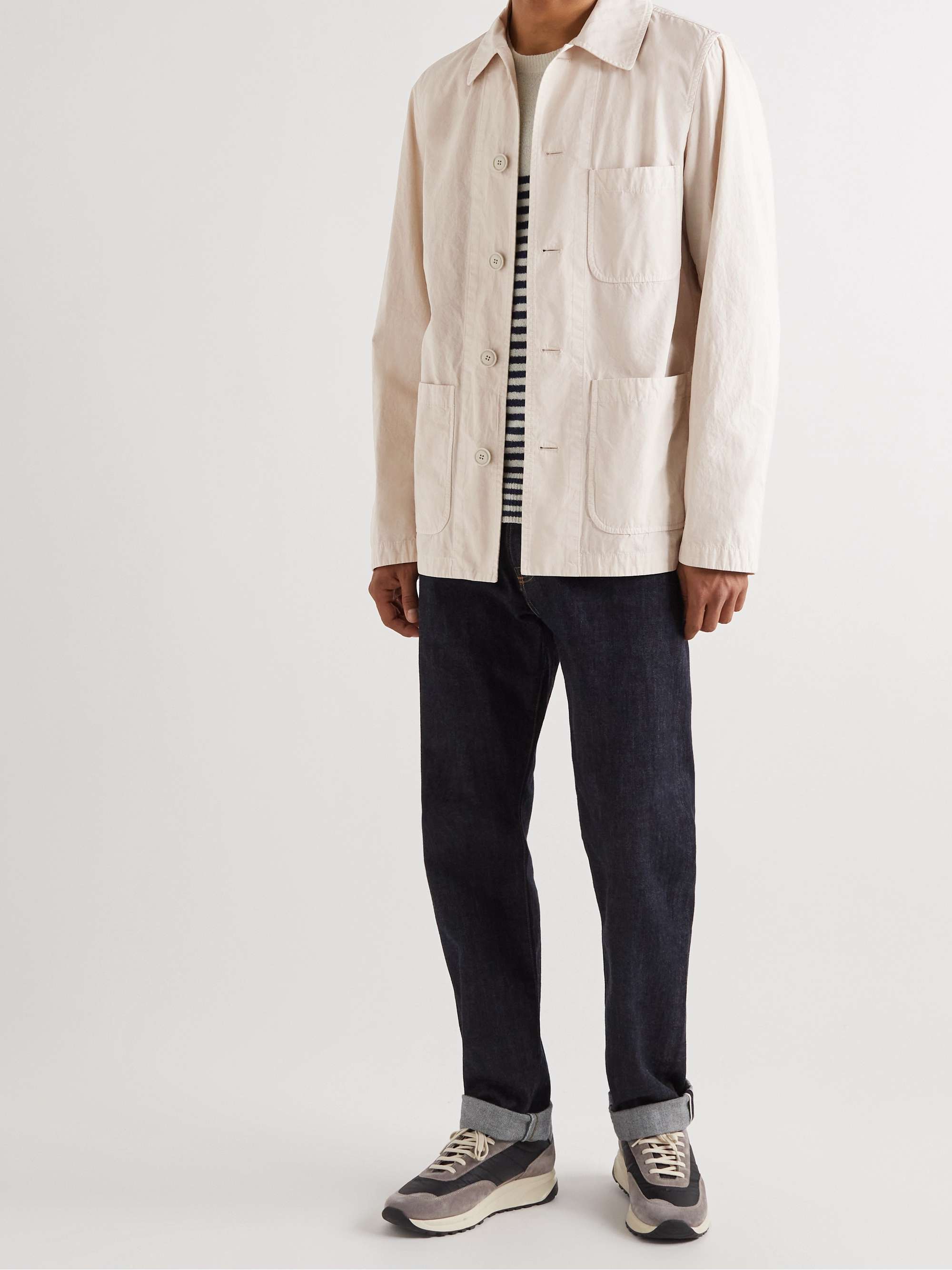 ASPESI Garment-Dyed Cotton Jacket