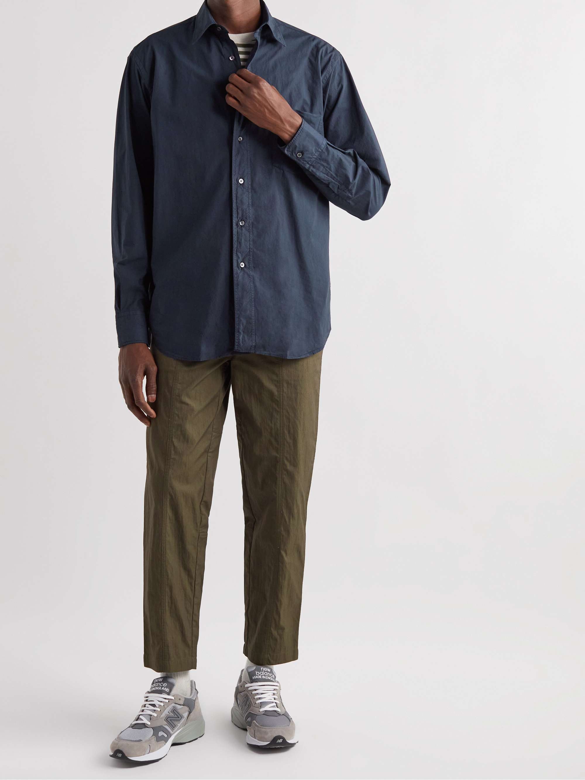 ASPESI Garment-Dyed Cotton-Poplin Shirt for Men | MR PORTER