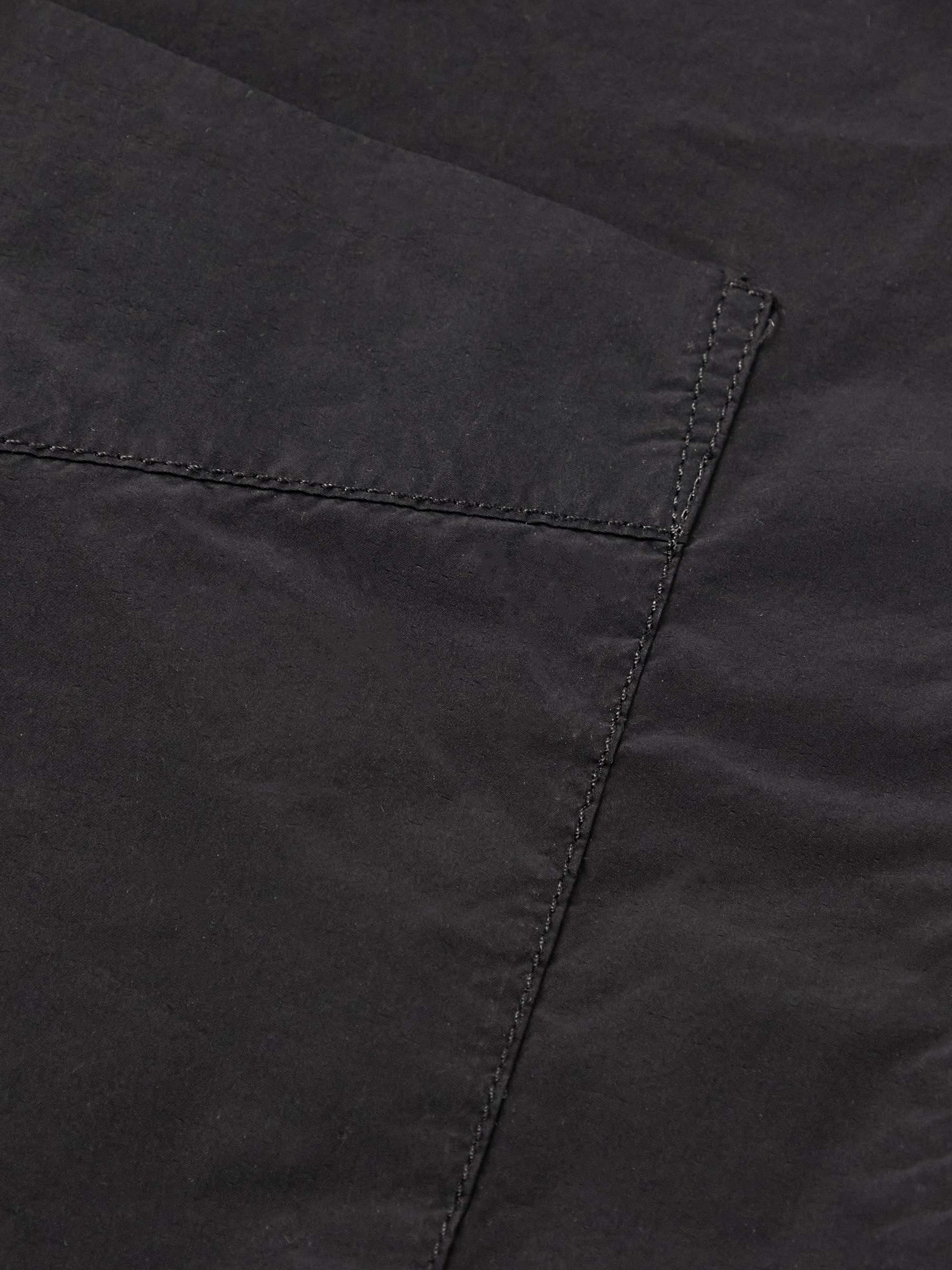 ASPESI Camp-Collar Garment-Dyed Shell Shirt