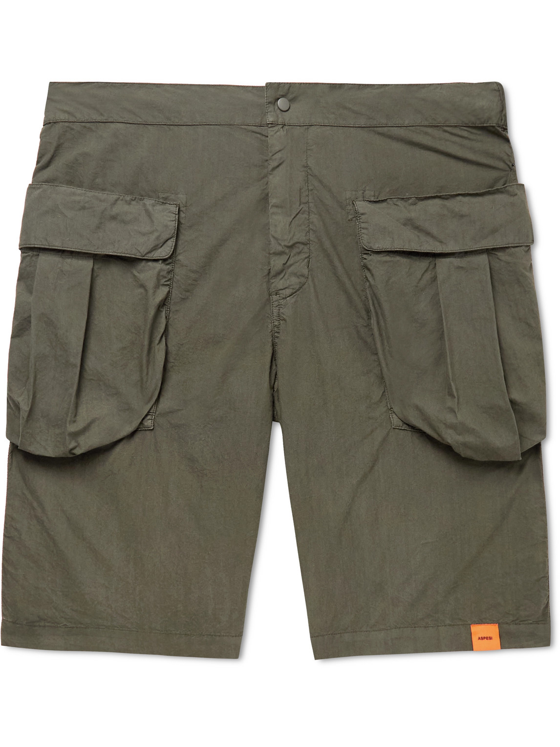 Straight-Leg Cotton-Poplin Cargo Shorts