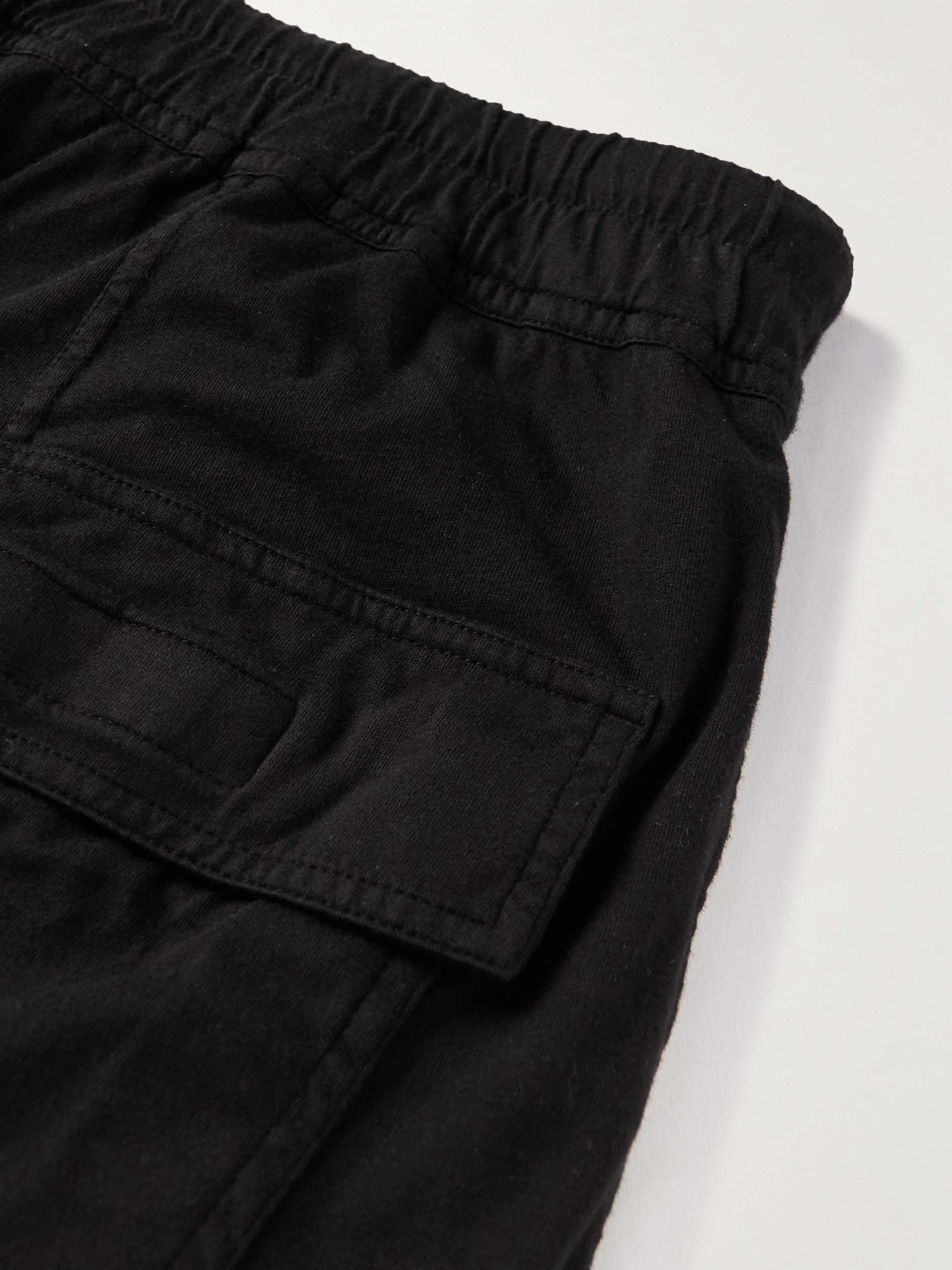 DRKSHDW BY RICK OWENS Prisoner Tapered Cotton-Jersey Drawstring