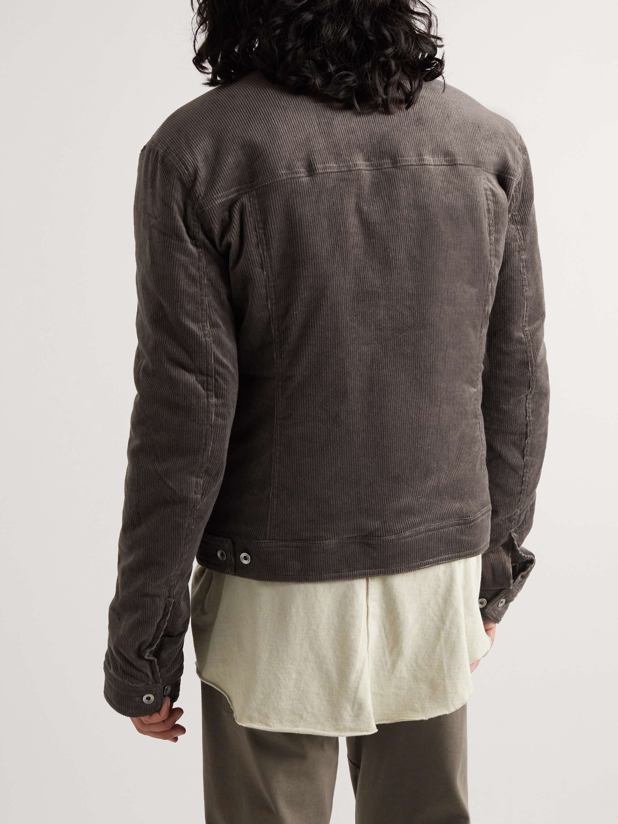 DRKSHDW BY RICK OWENS Stretch-Cotton Corduroy Trucker Jacket