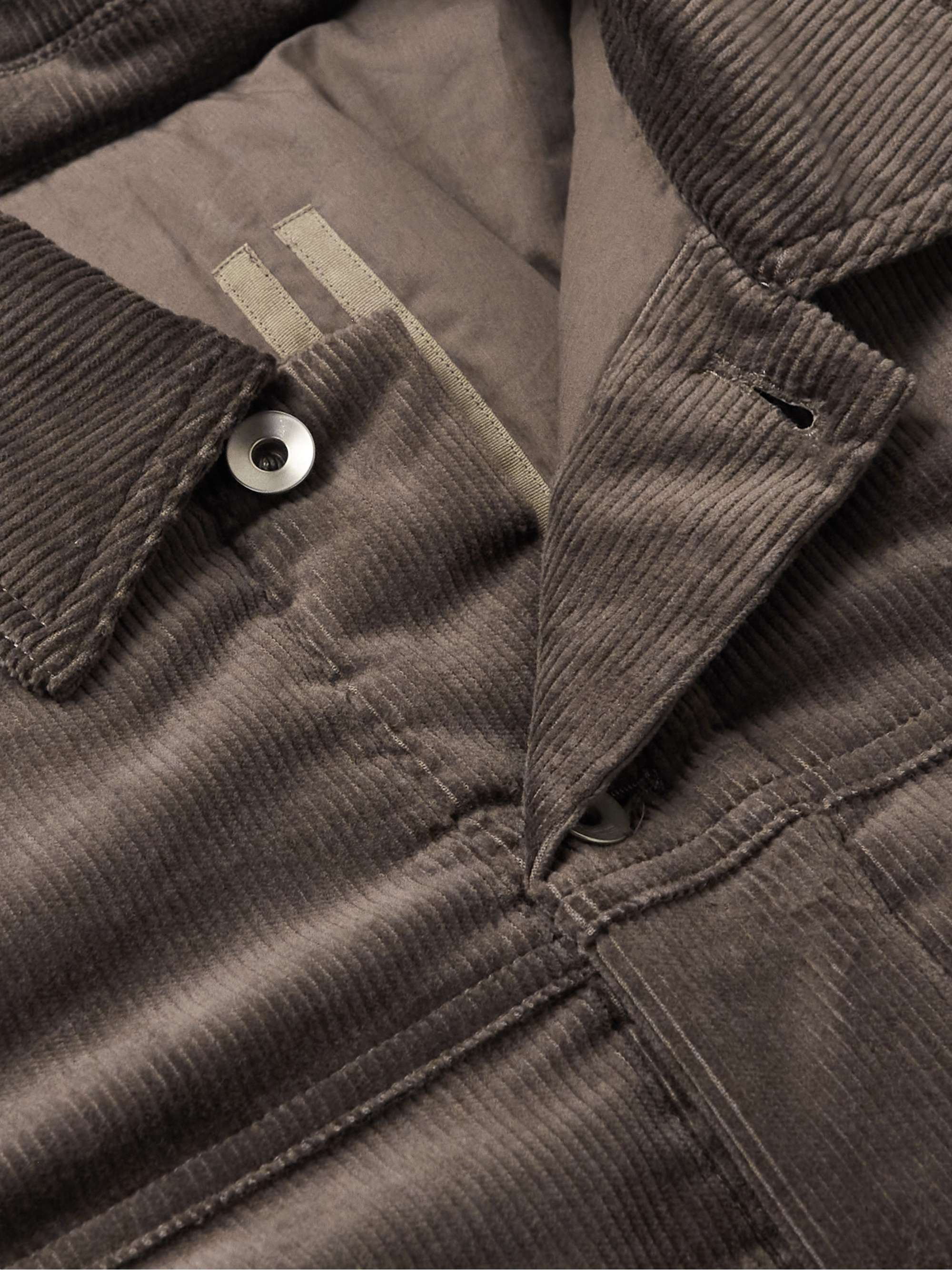 DRKSHDW BY RICK OWENS Stretch-Cotton Corduroy Trucker Jacket