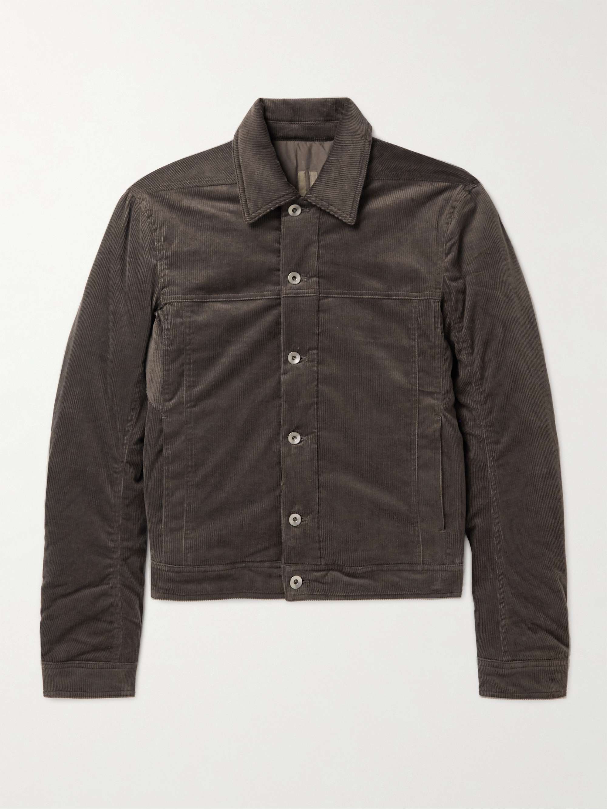 DRKSHDW BY RICK OWENS Stretch-Cotton Corduroy Trucker Jacket