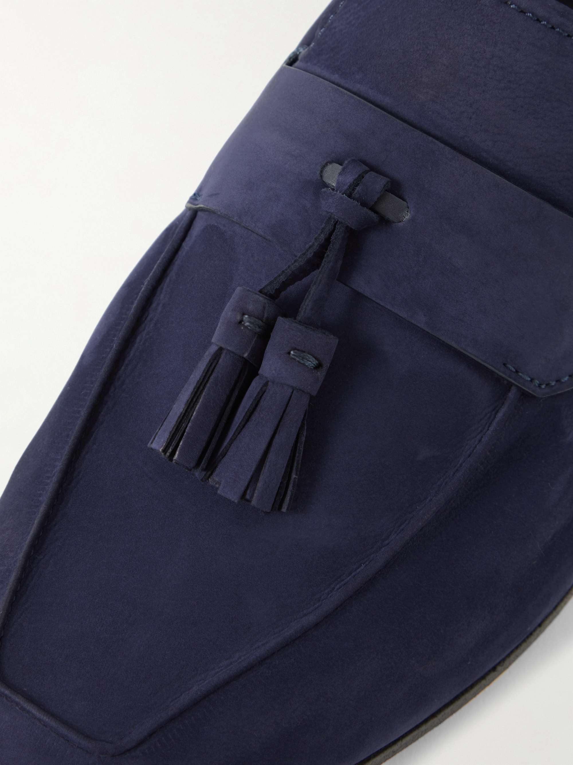 BERLUTI Nubuck Tasselled Loafers