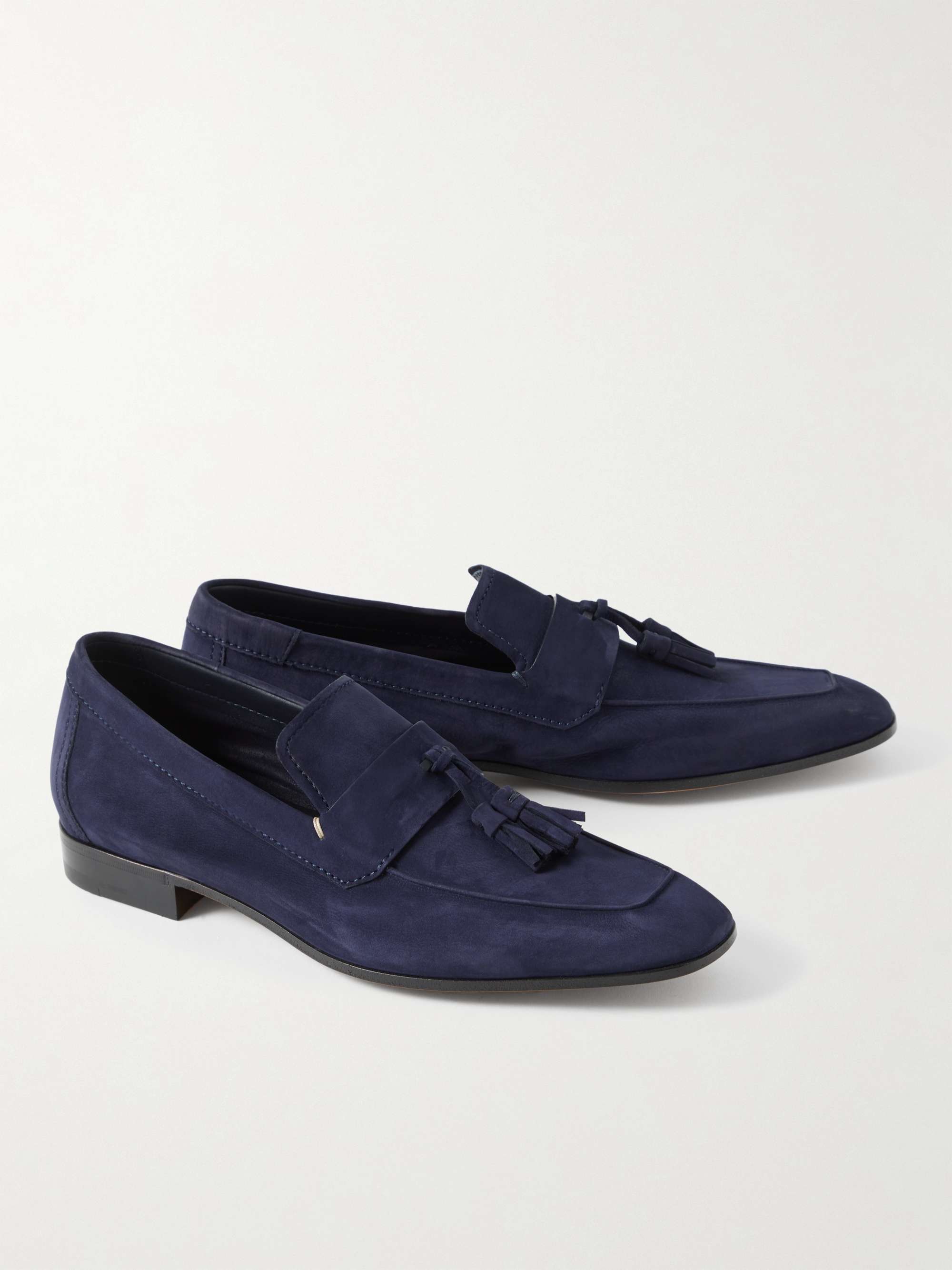 BERLUTI Nubuck Tasselled Loafers