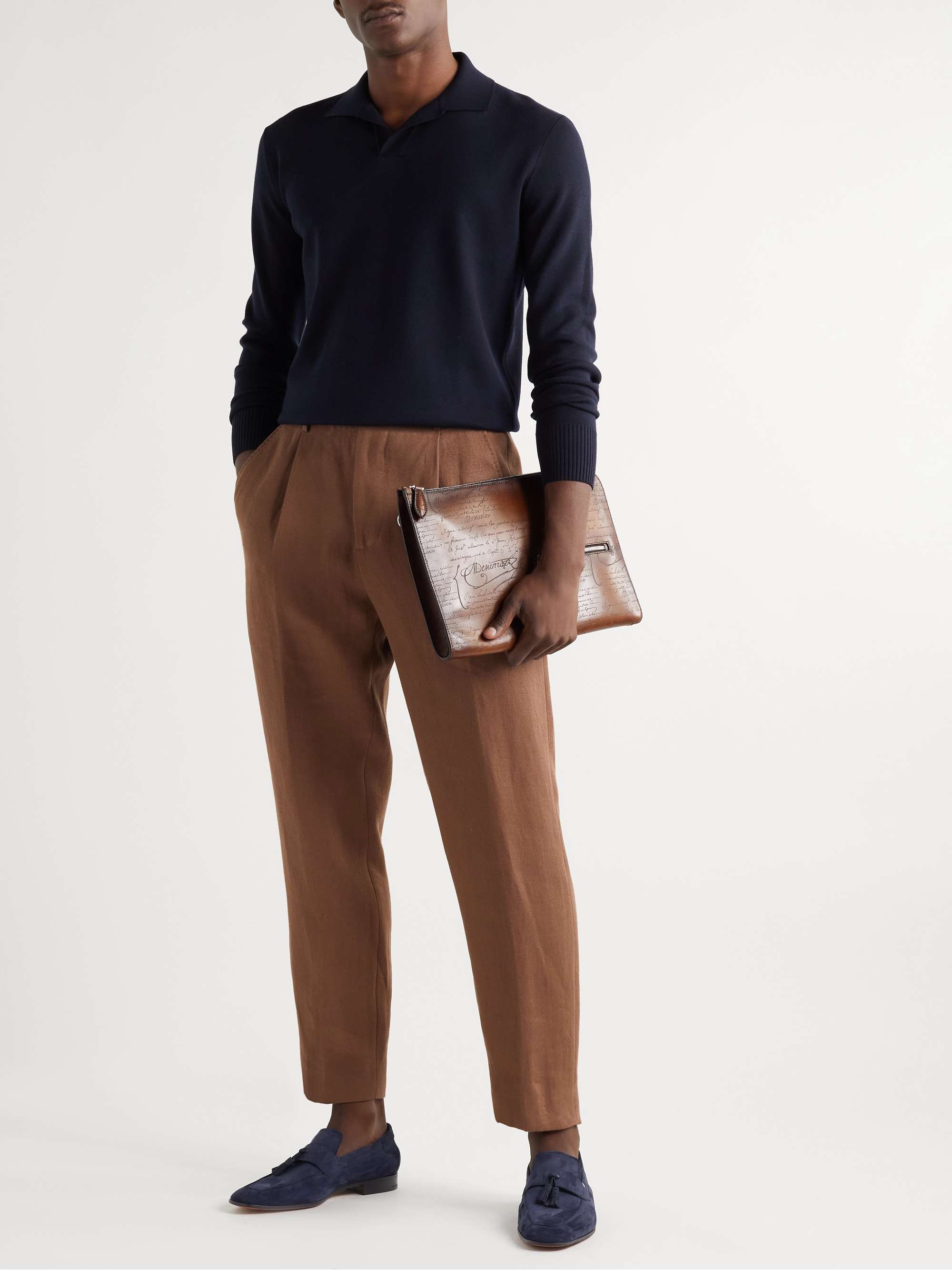 BERLUTI Nubuck Tasselled Loafers