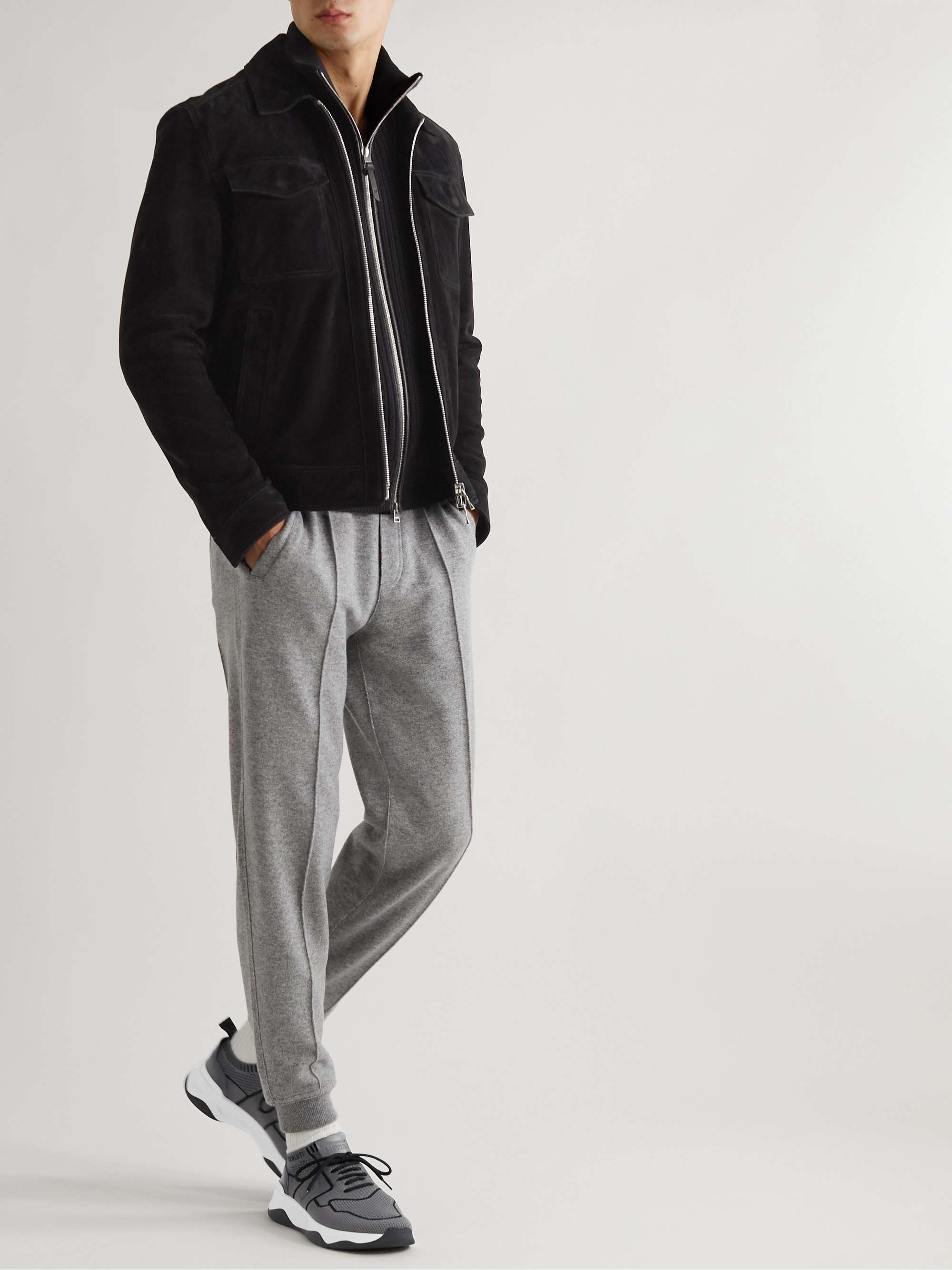Billie knit on sale and leather sneaker