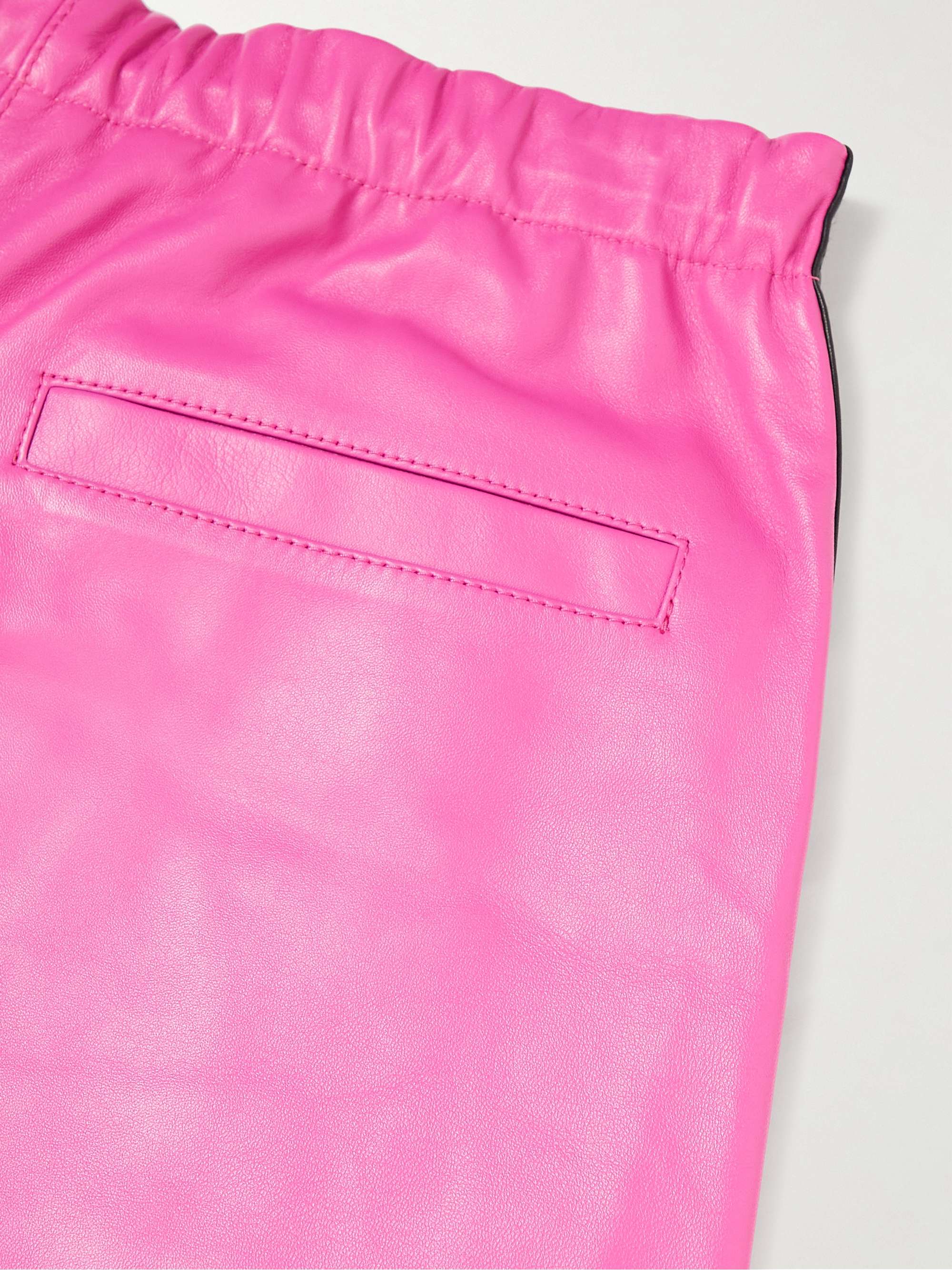 MARNI Striped Leather Track Pants