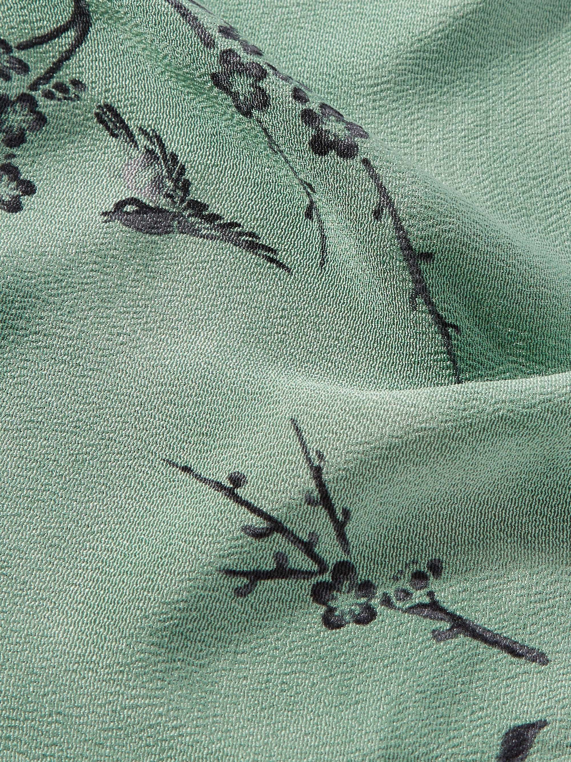 VISVIM Printed Hammered Silk Scarf